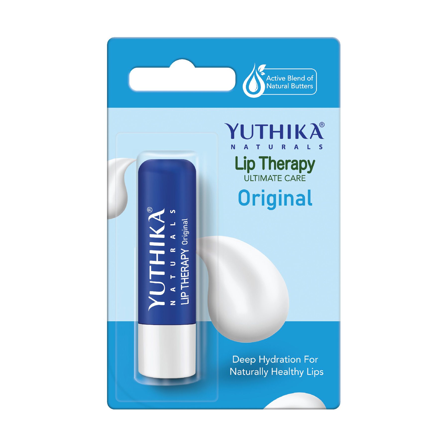 Yuthika Moisturizing Lip Balm – Original 4.8G | Repairs Dry, Damaged Lips With Natural Oils | Hydrated & Smooth Lips | Glossy Finish