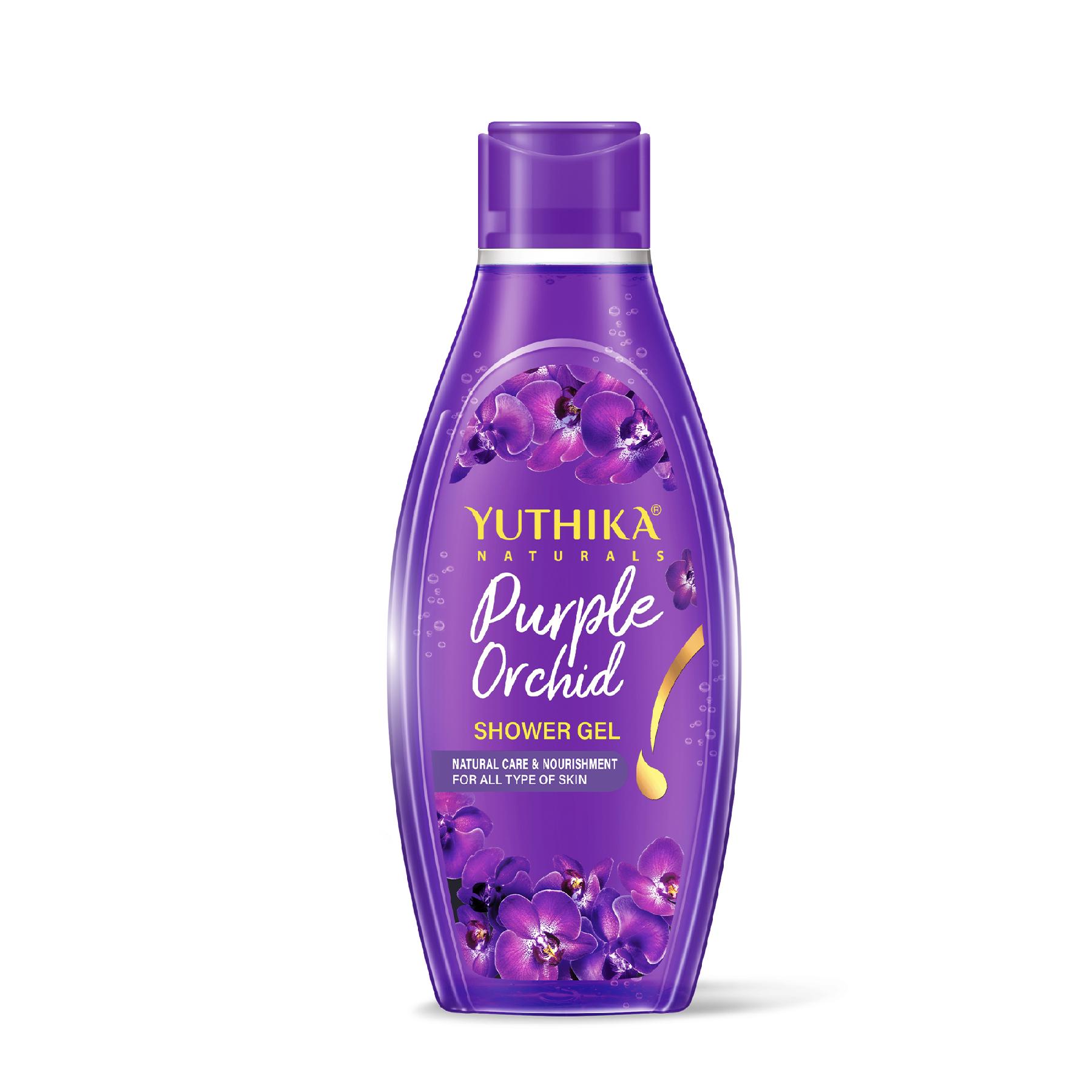 Yuthika Purple Orchid Body Wash Shower Gel 250 Ml | Gentle Cleanser For Women & Men | Refreshing Fragrance | Suitable For All Skin Types | Daily Nourishing Bath Care