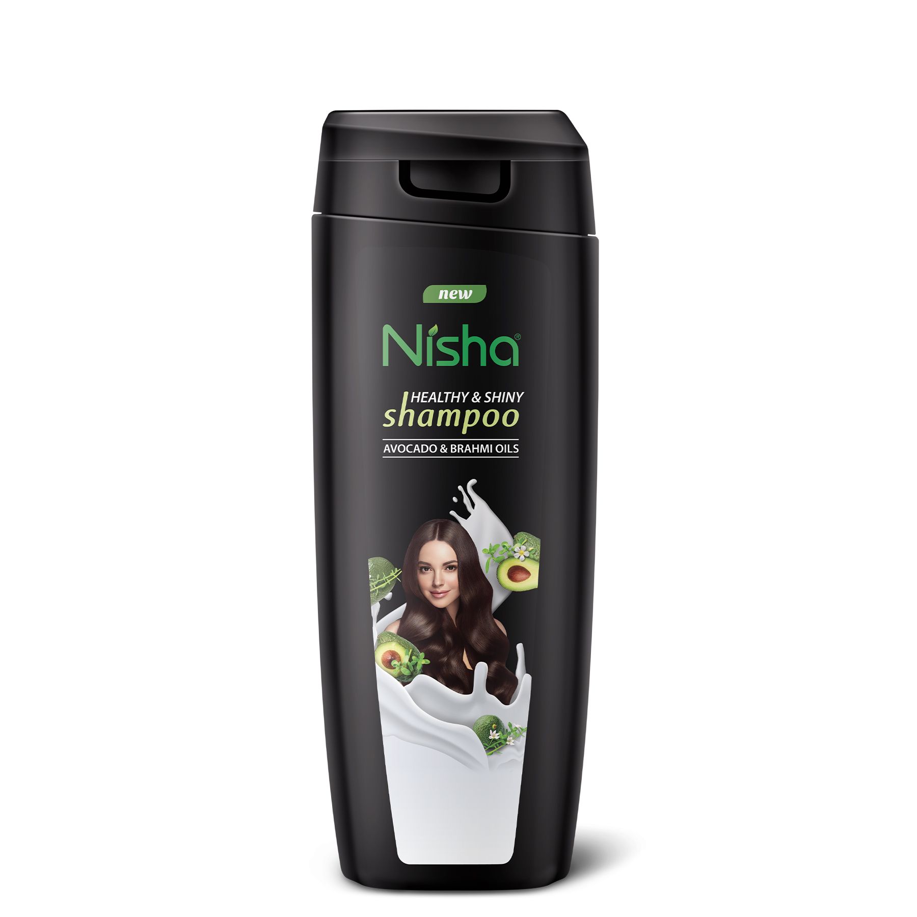 Nisha Avocado And Brahmi Oil Shampoo For Women & Men 340 Ml For Silky, Shiny And Healthy Hair, Cleanse Oily Scalp, All Hair Types