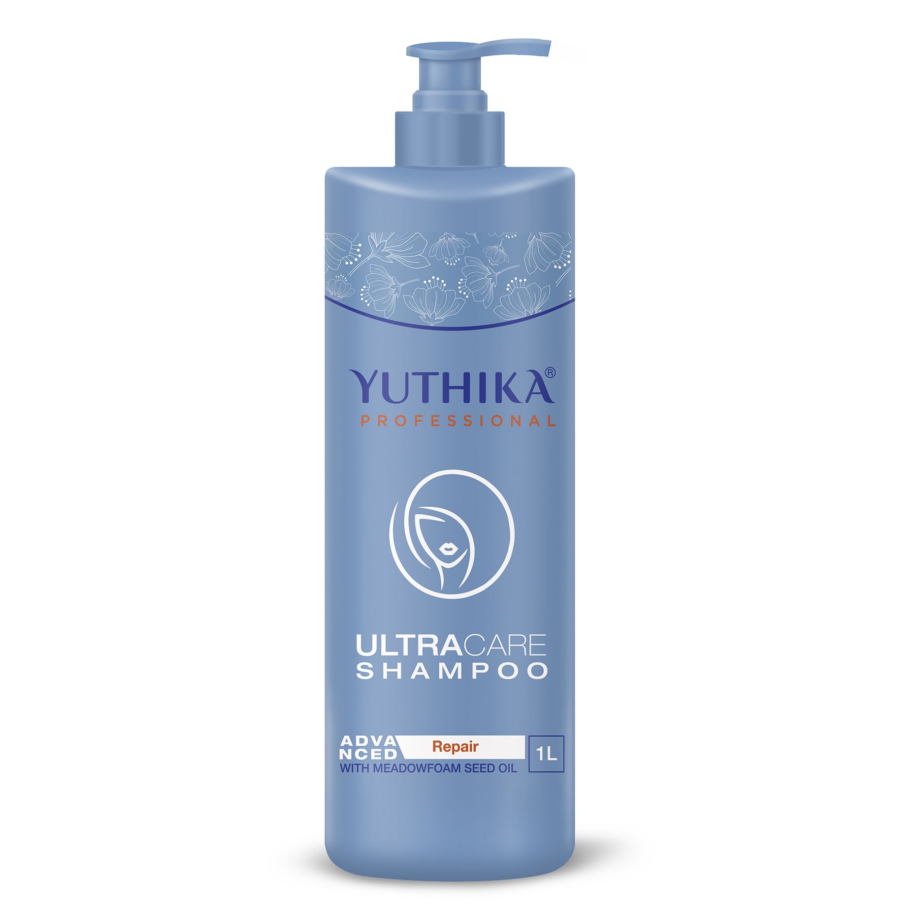 Yuthika Professional Ultra Care Shampoo For Women & Men With Meadfoam Seed Oil Hair Shampoo For Damaged, Weak, Dry And Frizzy Hair, All Hair Types, (1 Ltr)