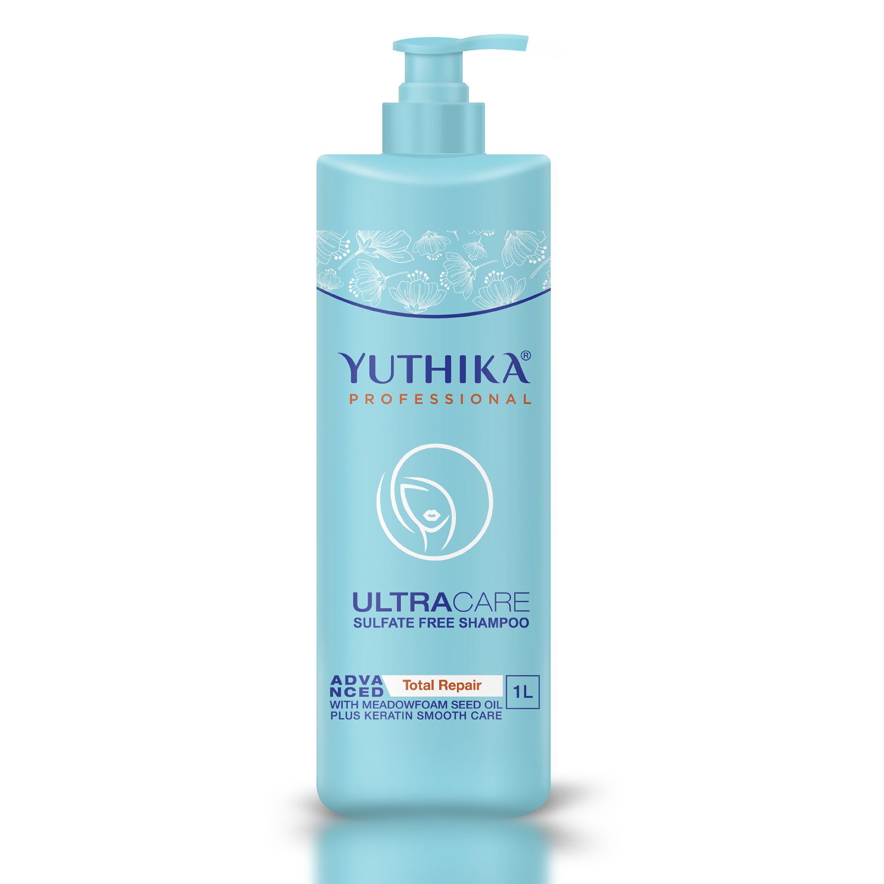 Yuthika Professional Ultracare Sulfate Free Shampoo For Women & Men (1000 Ml), Total Repair For Damaged, Dry & Frizzy Hair, Perfect For Daily Use