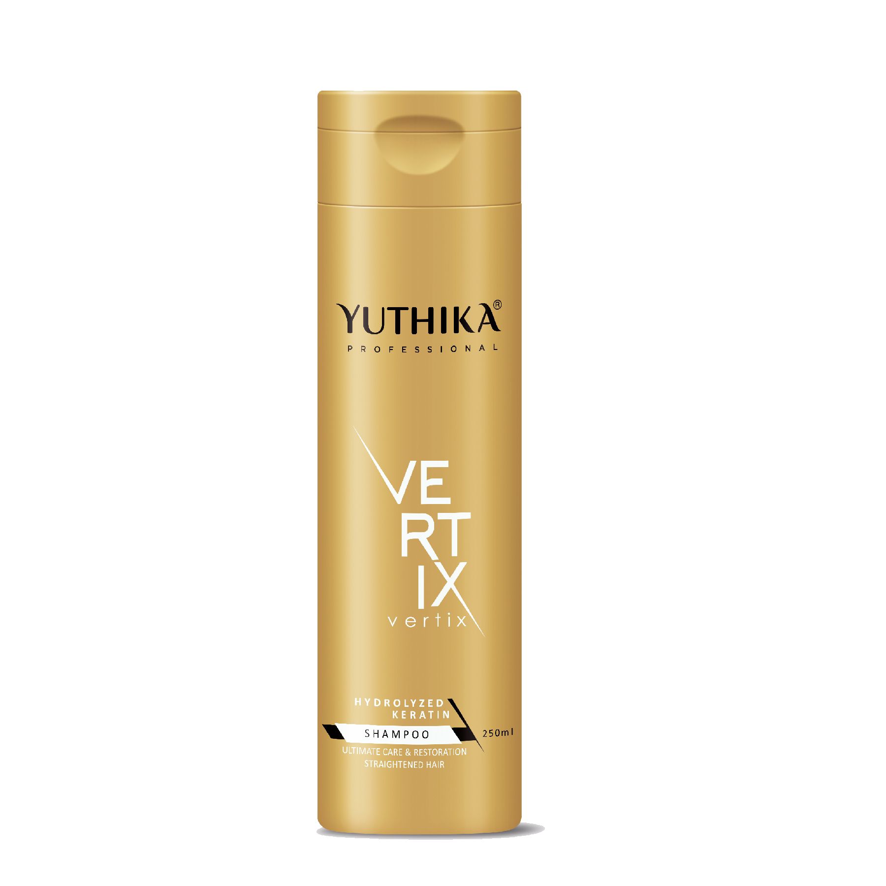Yuthika Professional Vertix Hydrolyzed Keratin Shampoo Ultimate Care & Restoration 250ML I Post Care Shampoo For Straightened Hair, Salon Like Smooth Hair