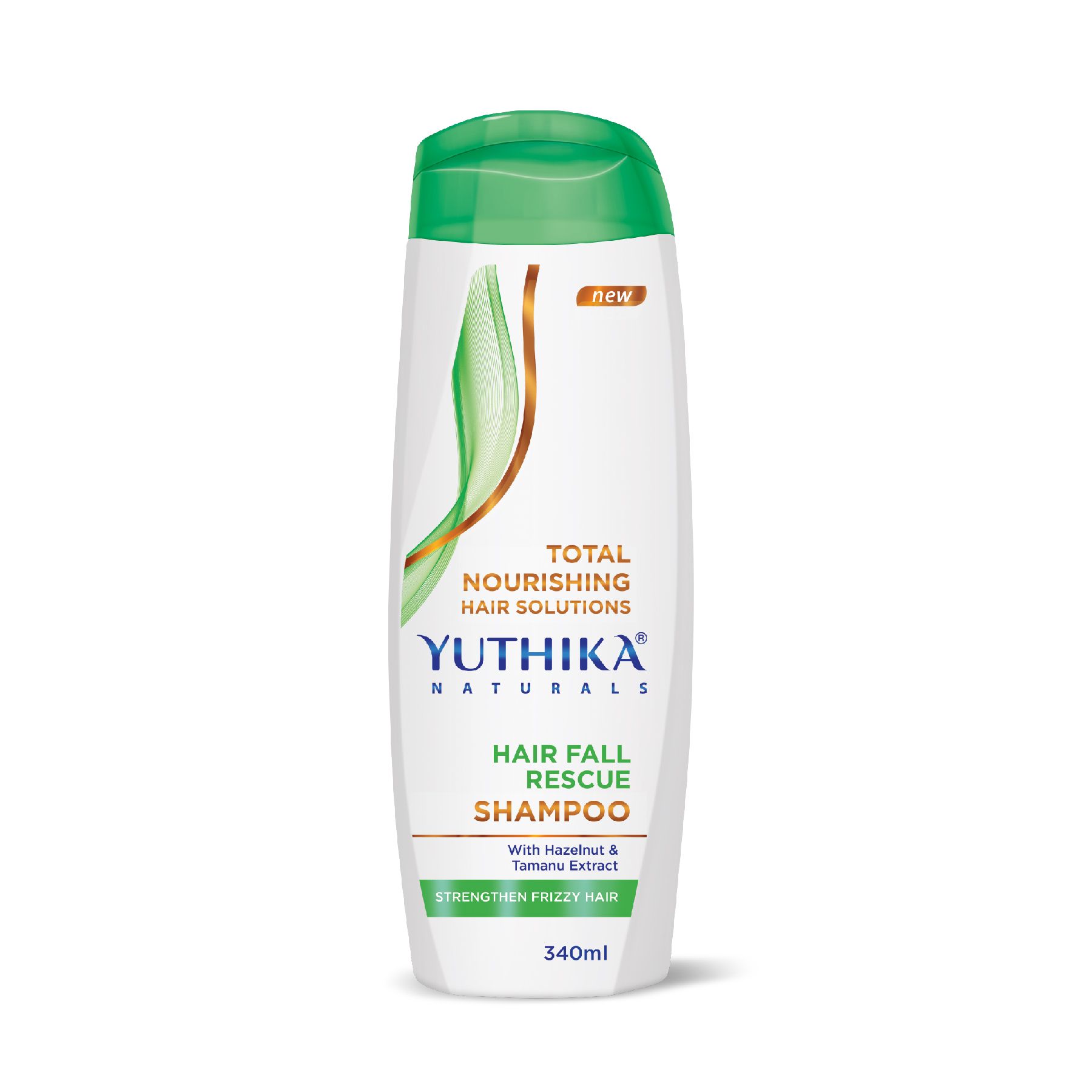 Yuthika Hair Fall Rescue Shampoo For Women & Men 340ML | Anti Hair Fall Shampoo | Strengthens Frizzy Hair | Enriched With Hazelnut & Tamanu Extracts