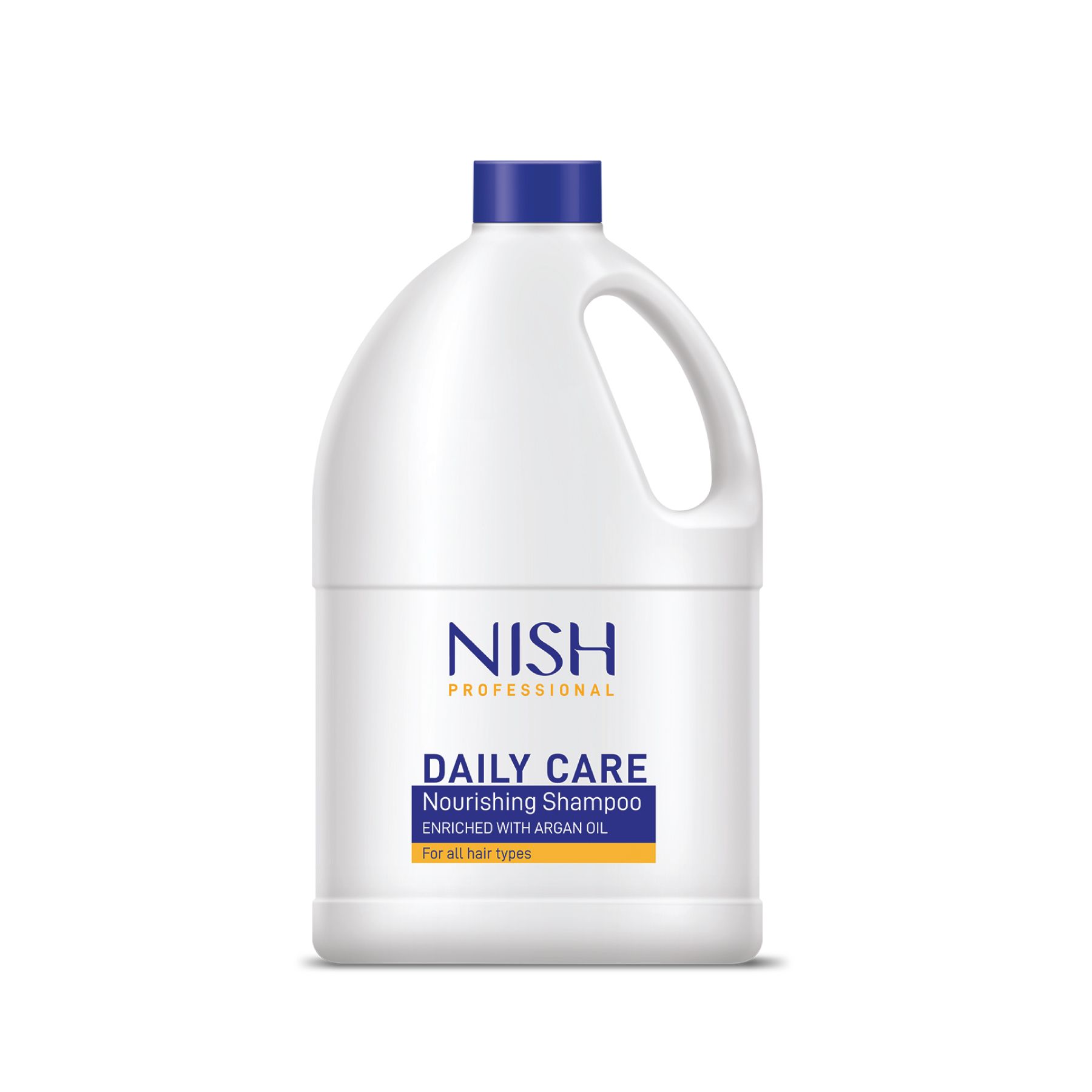Nish Professional Daily Care Nourishing Shampoo | Deep Cleansing & Hydration | Infused With Argan Oil For Smooth, Healthy Hair (5 Ltr)
