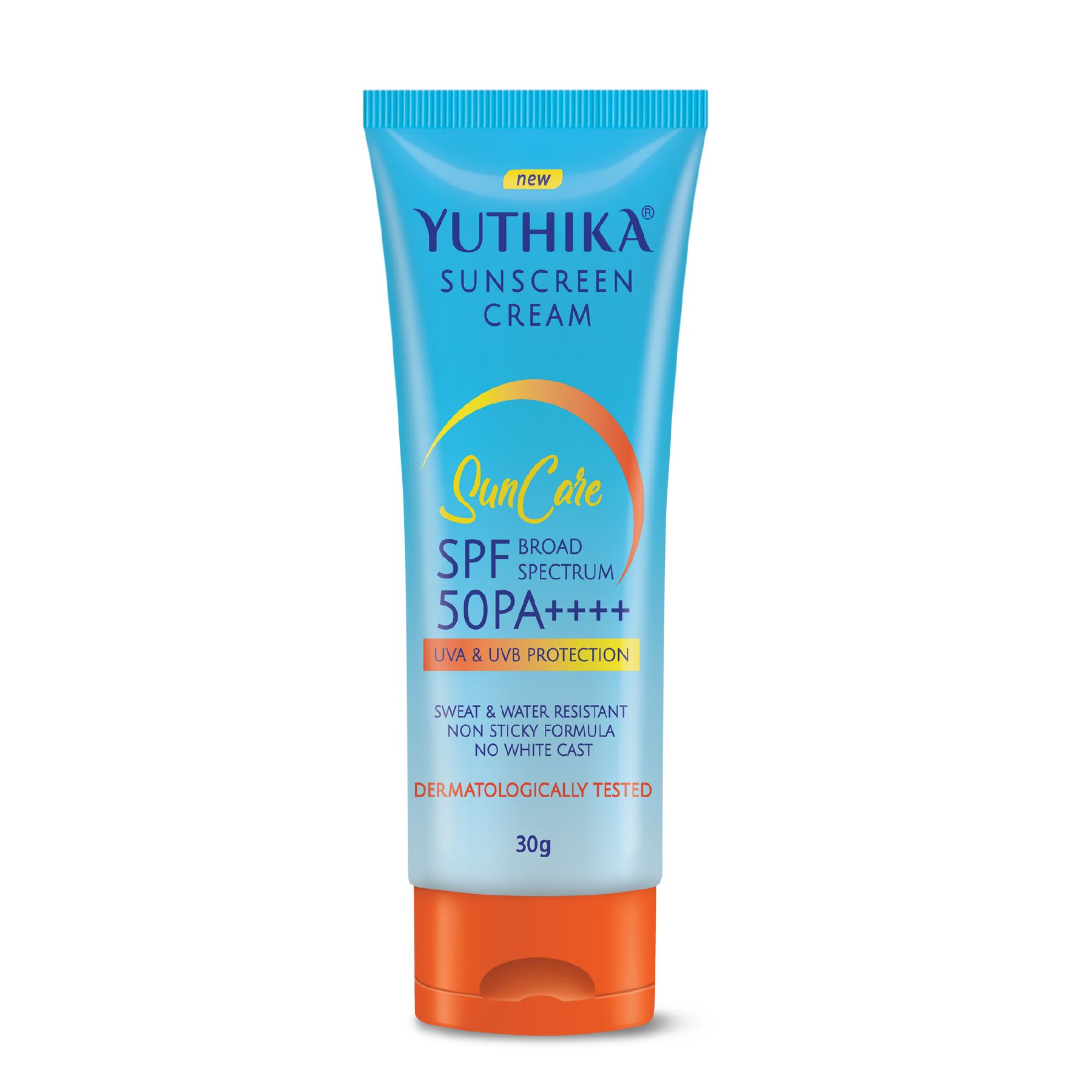 Yuthika Sunscreen Lotion Spf 50 Pa+++ 30G | High Protection, Non-greasy Formula, Uva & Uvb Protection For All Skin Types