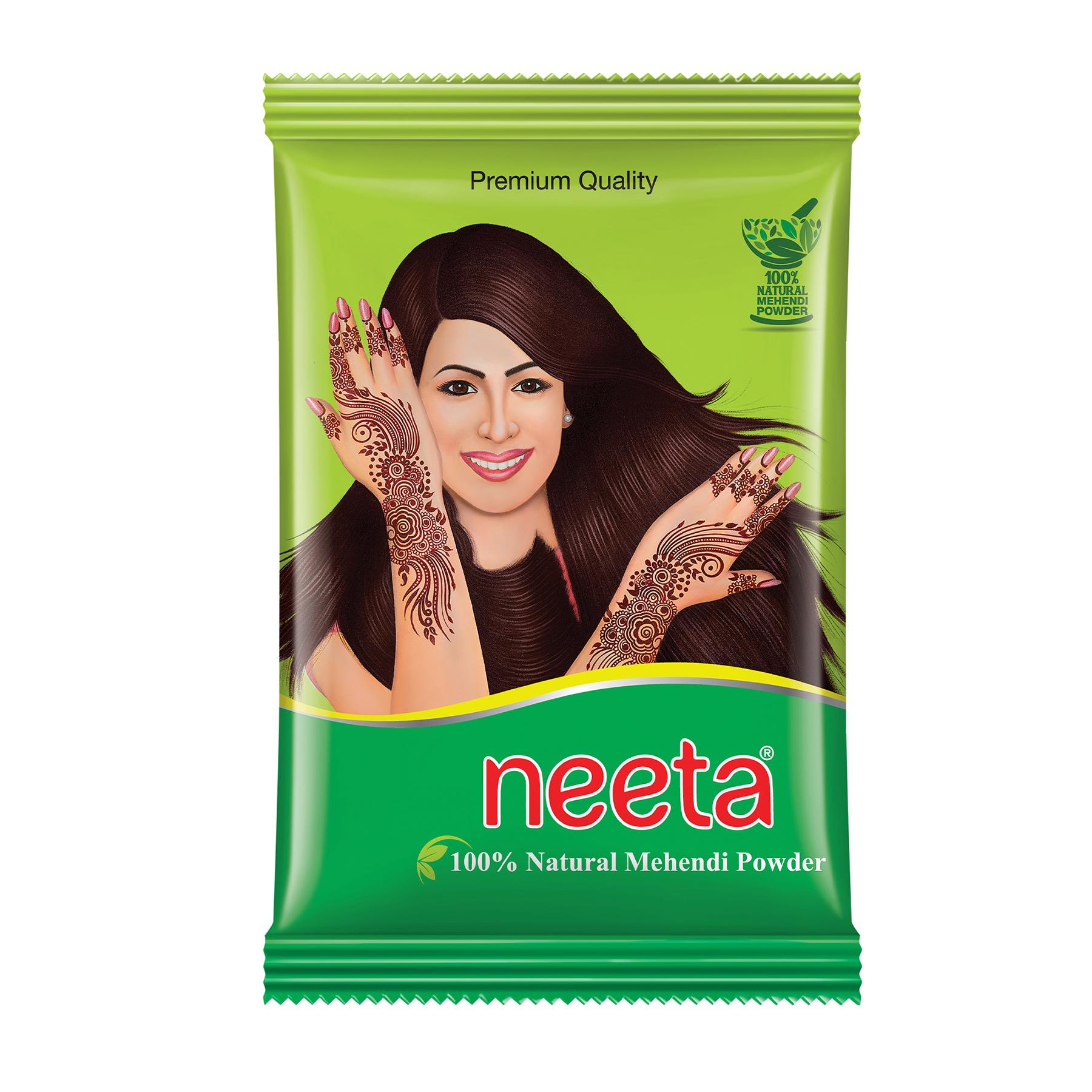 Neeta 100% Natural Mehendi Powder Premium Quality Pure Henna Powder Brown (500G)