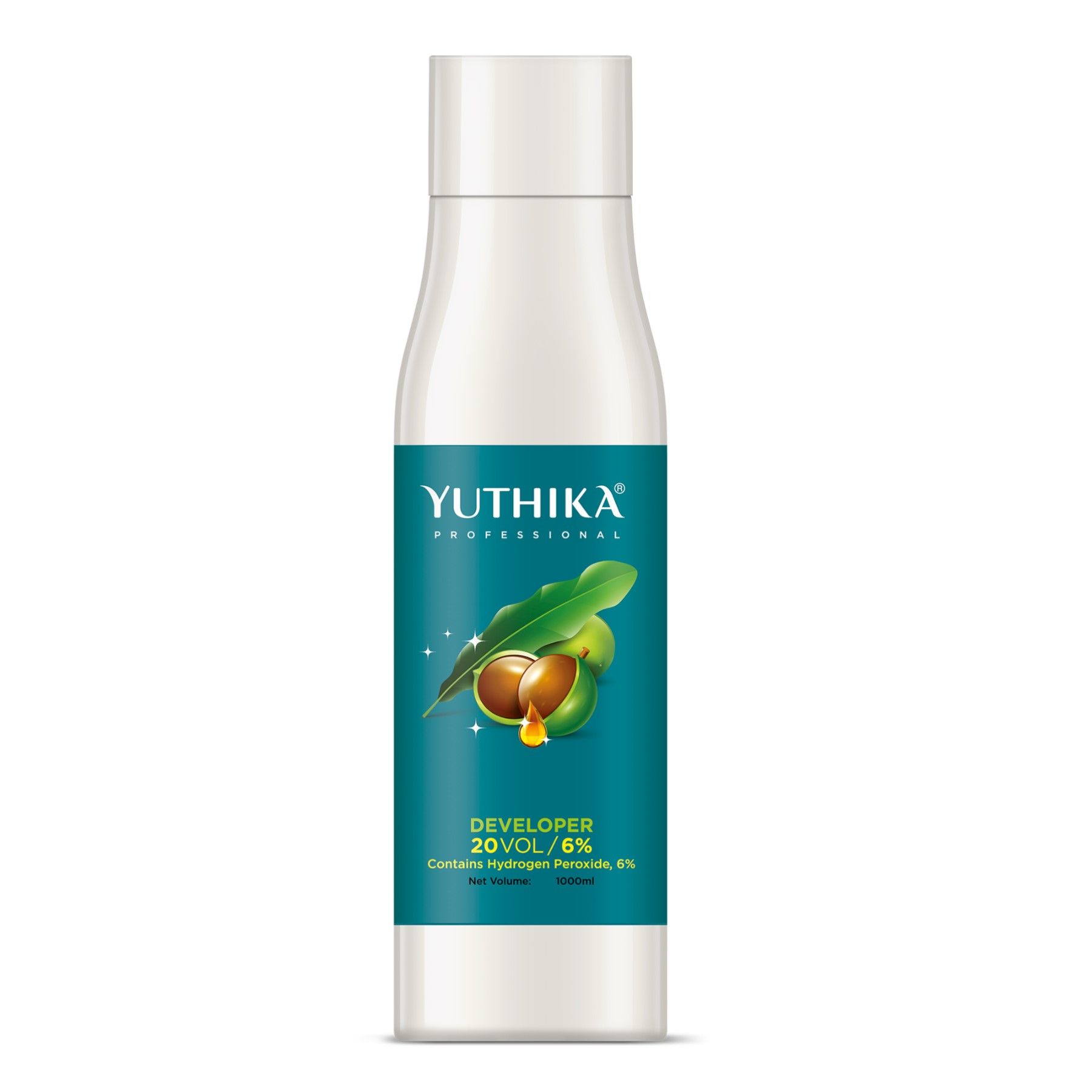 Yuthika Professional Hair Developer 20 Volume (6%), 1000 Ml