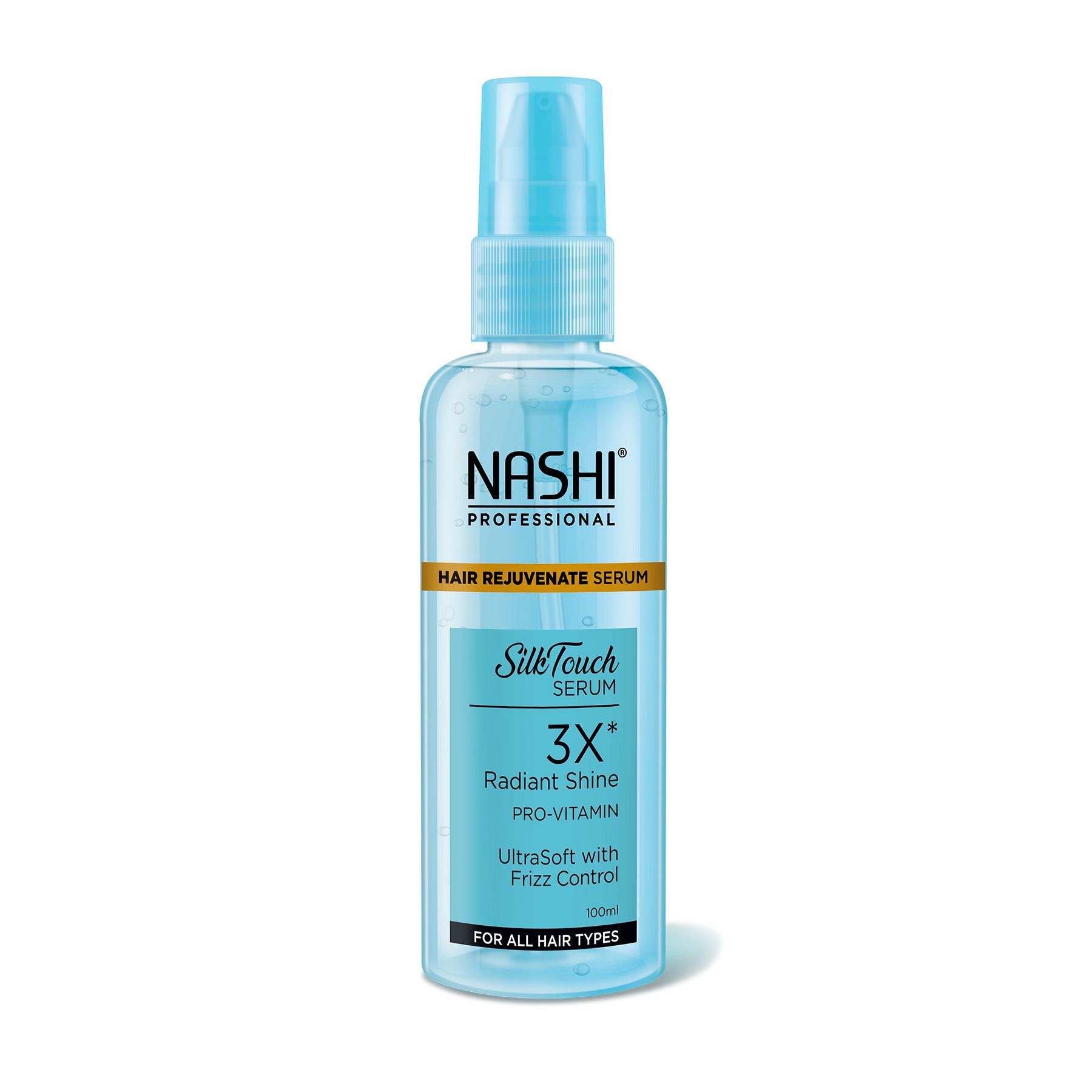 Nashi Eversilk Pro Vitamin Hair Serum For Women & Men, Hydrating, Shine, Frizz Control, Detangling & Promotes Healthy Hair Growth (100ML)
