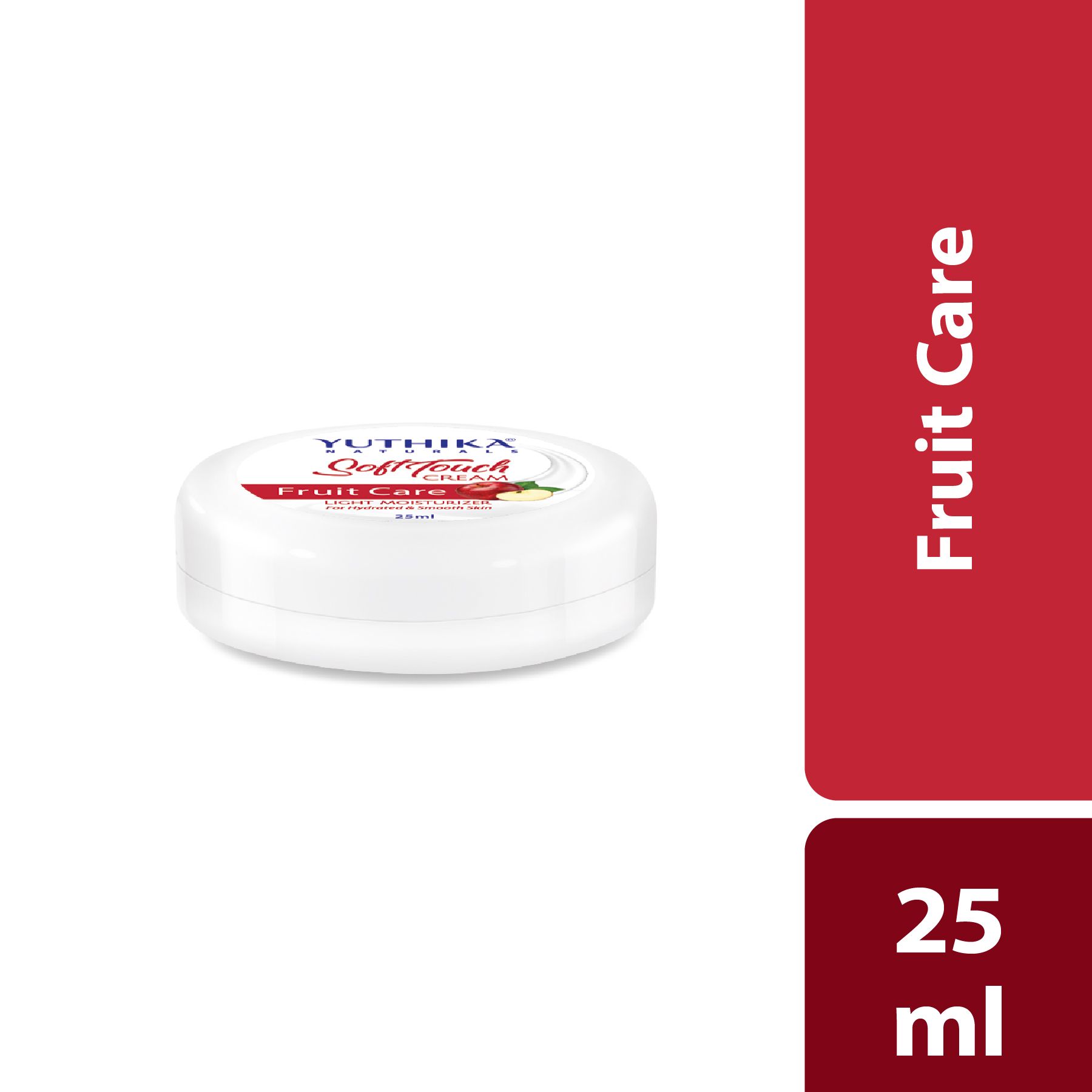 Yuthika Fruit Care Light Moisturizer Cream 12 Pcs Jar (25ML Each) | Non Sticky, Instant Hydration, Deep Nourishment | For Face, Hand & Body | All Skin Types image 2