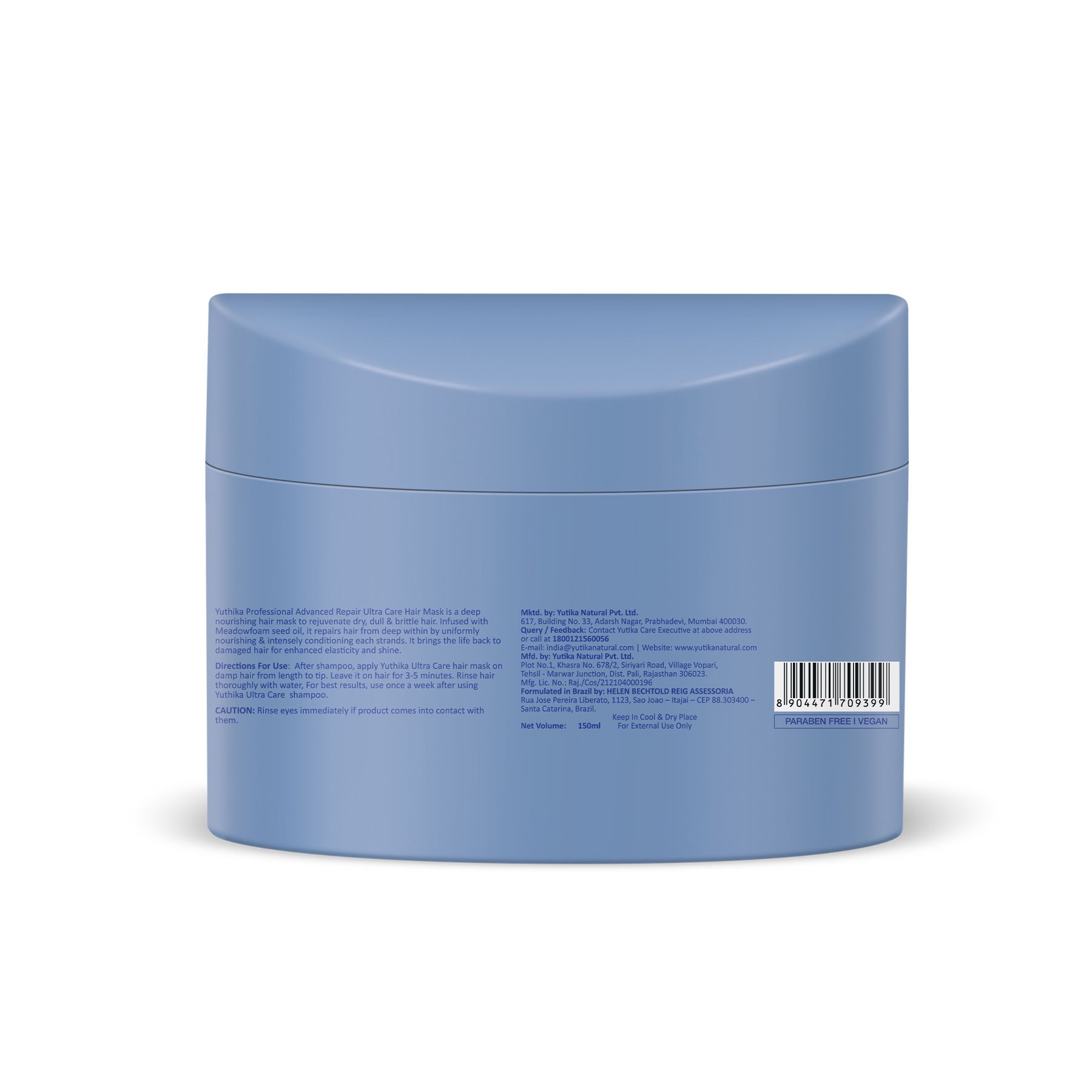 Yuthika Hair Mask Dry & Frizzy 150ML image 2