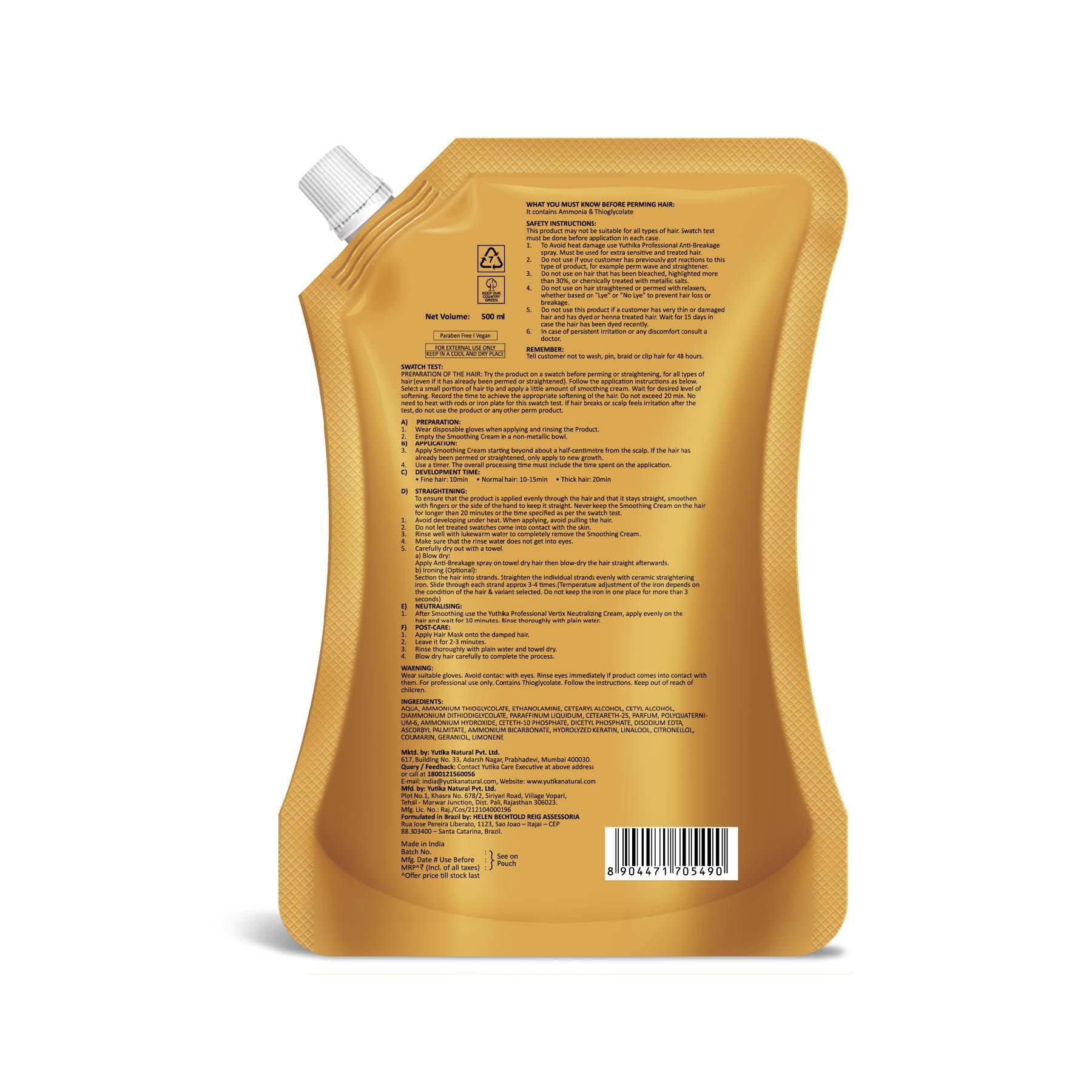 Vertix Keratin Hair Smoothening Cream image 2