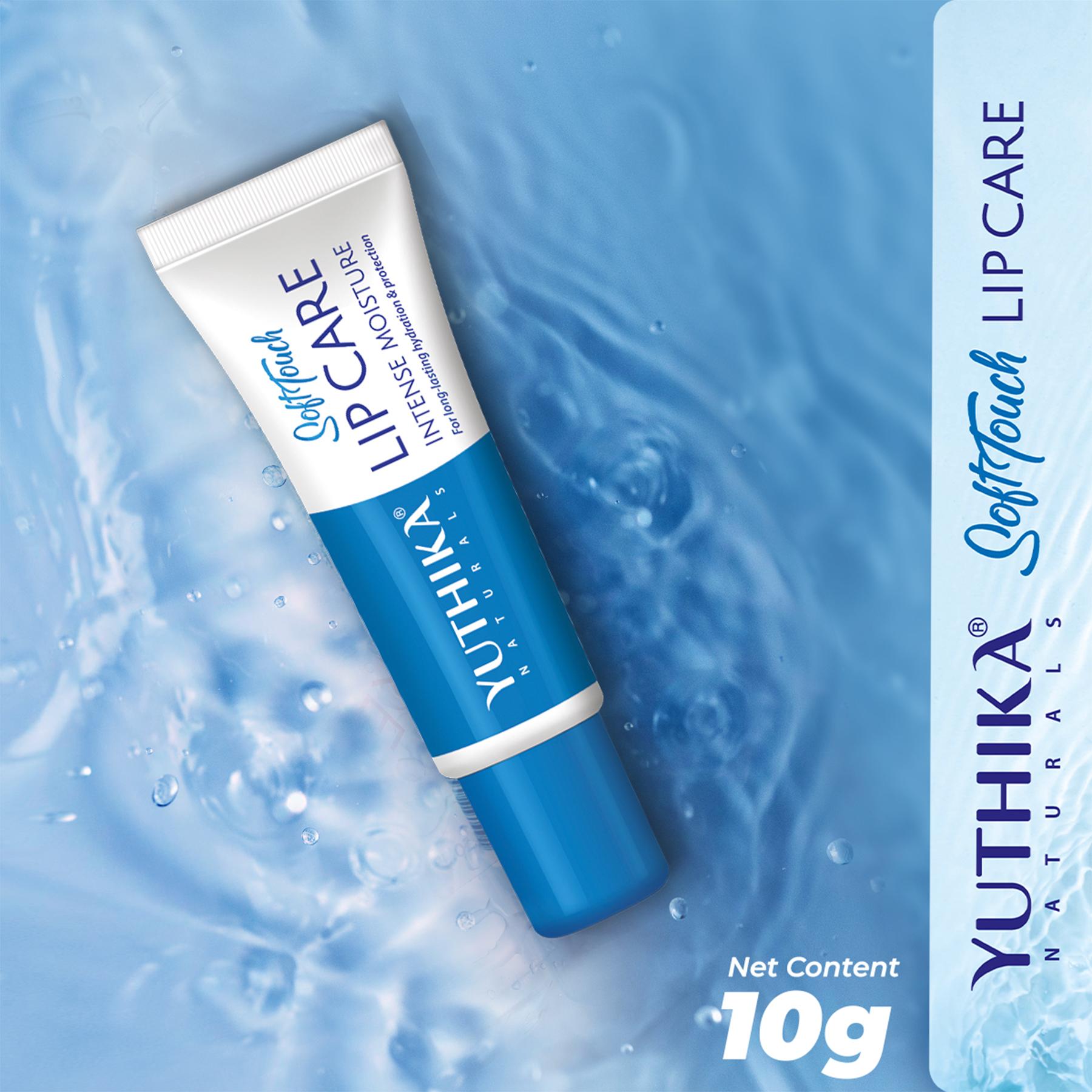 Yuthika Naturals Soft Touch Lip Balm For Soft And Naturally Pink Lips, Moisturizes & Hydrates Dry Lips, Lip Care, Clear, 10 Gram (PACK Of 12) With Jar image 3