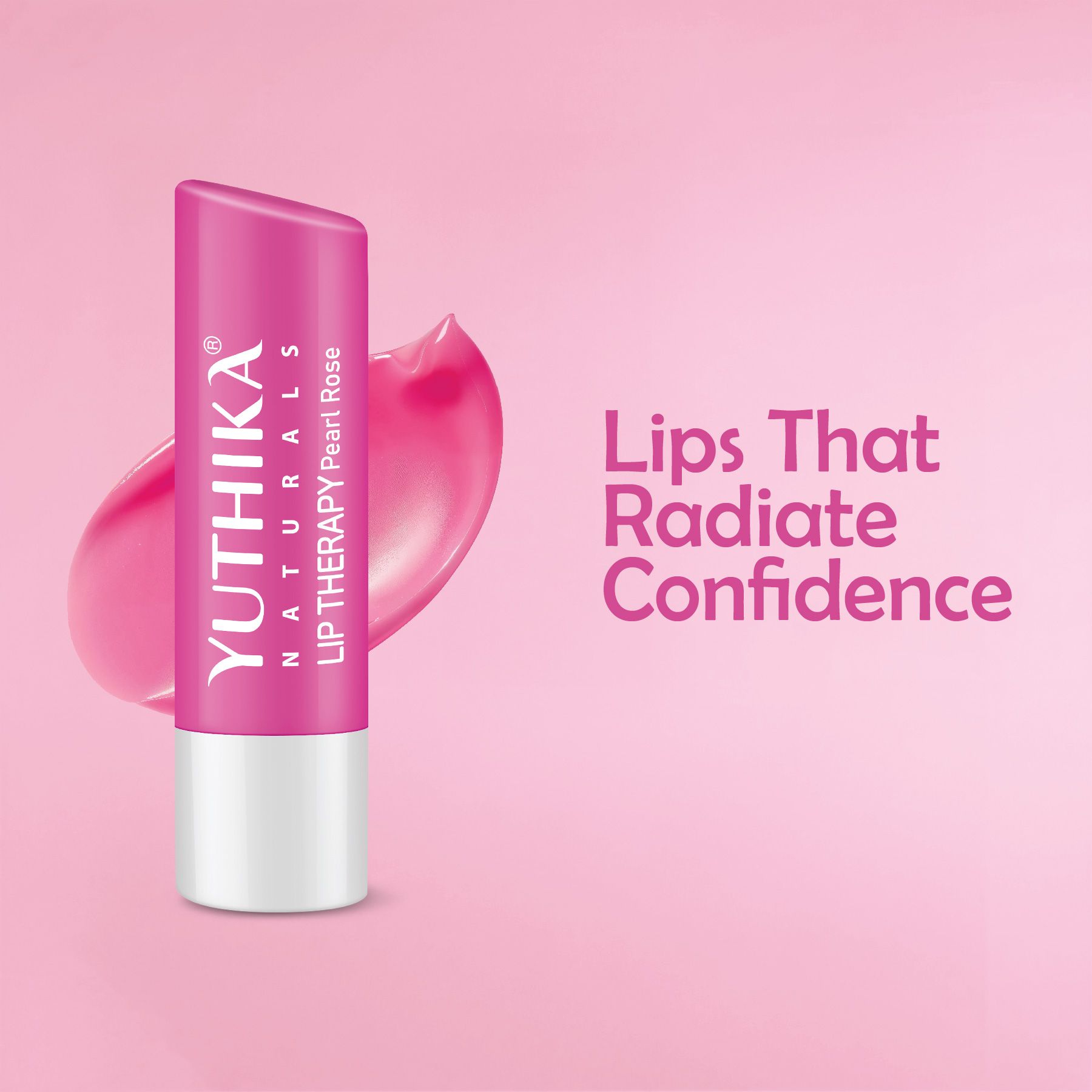 Yuthika Moisturizing Lip Balm – Pearl Rose 4.8G | Repairs Dry, Damaged Lips With Natural Oils | Hydrated & Smooth Lips | Glossy Finish image 3