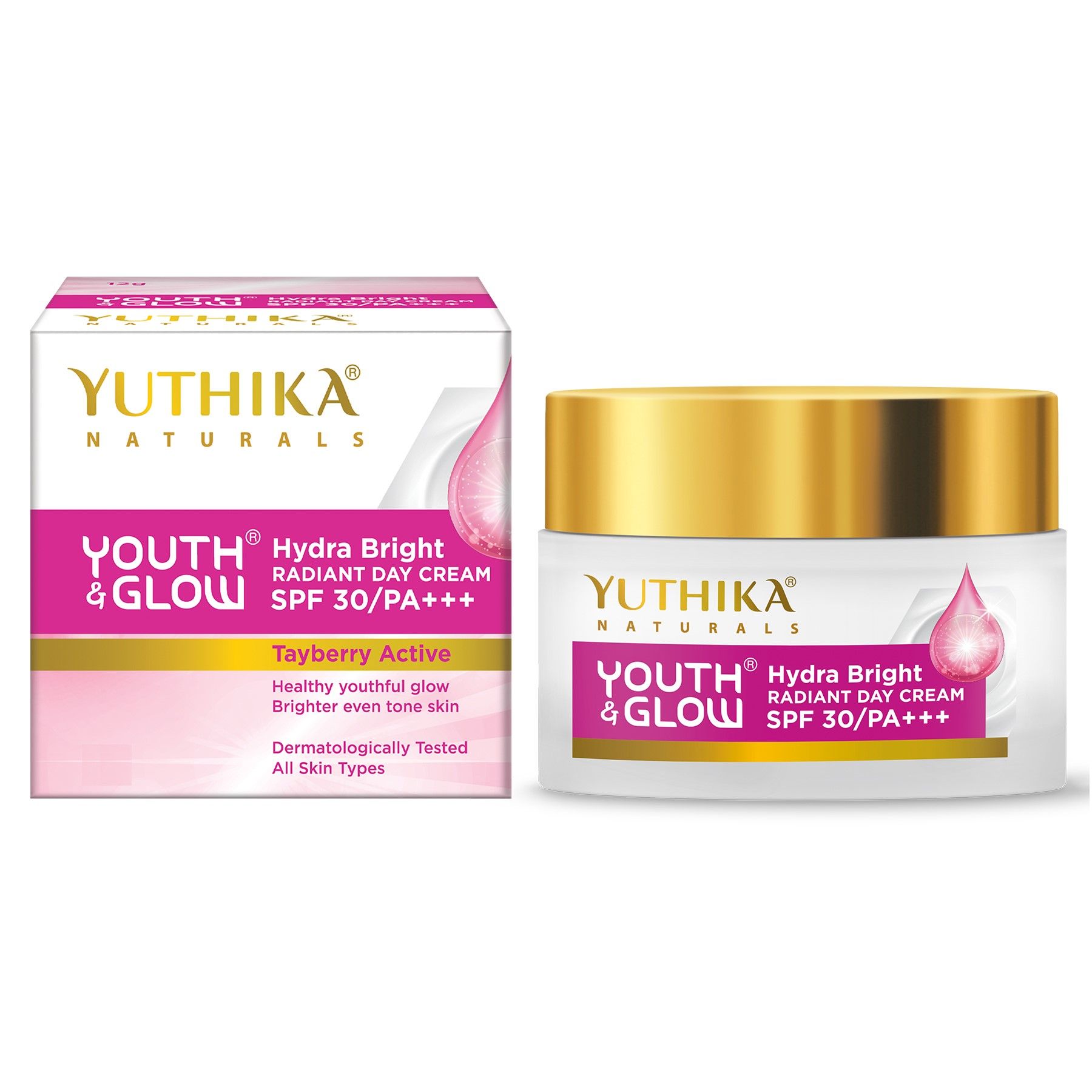 Yuthika Youth & Glow Day Cream For Women Spf30/pa+++, Oil-free, Non-sticky, Reduces Dark Spots, Fine Lines & Wrinkles, Dermatologist Tested For All Skin Types (50G) image 3
