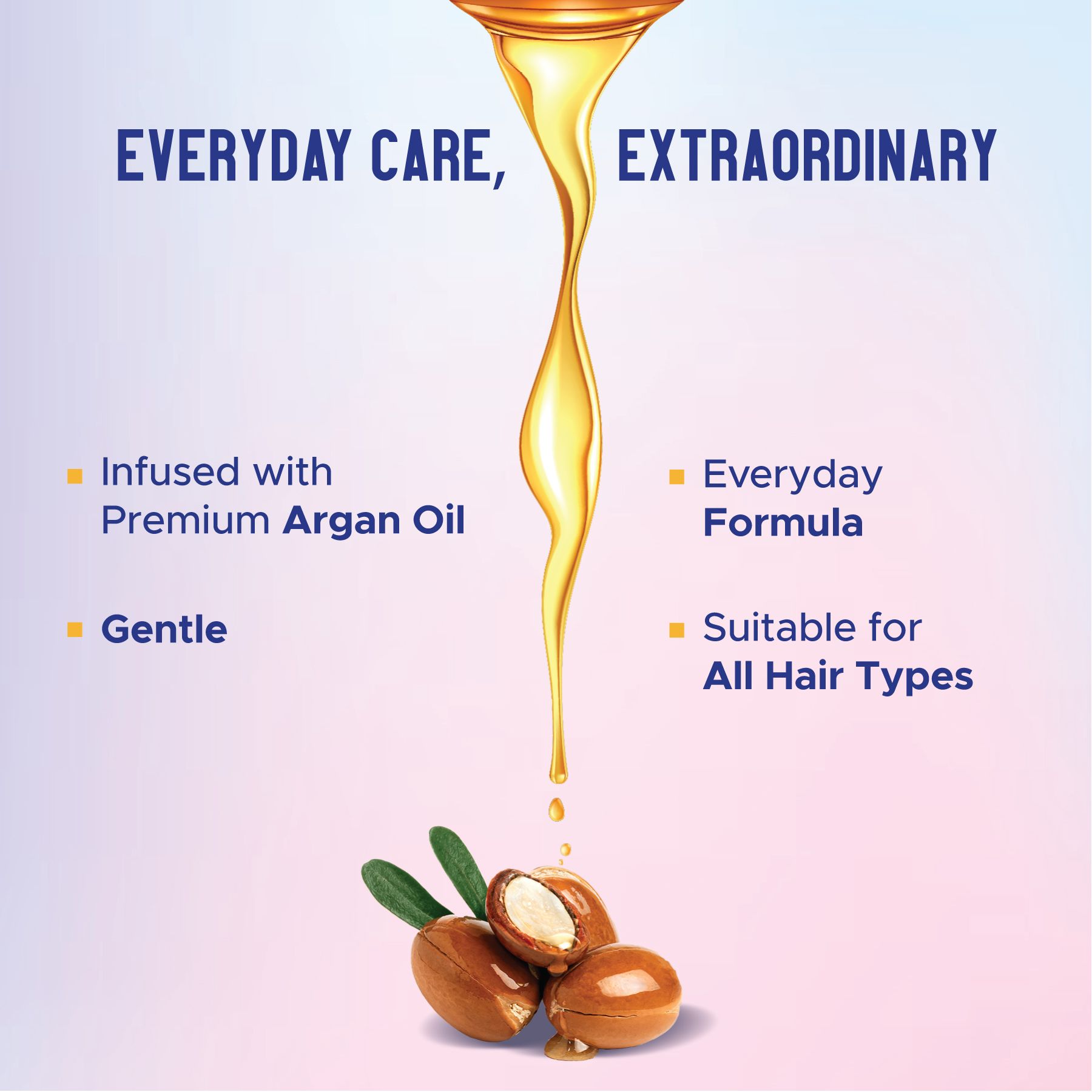 Nish Professional Daily Care Nourishing Shampoo | Deep Cleansing & Hydration | Infused With Argan Oil For Smooth, Healthy Hair (3 Ltr) image 3