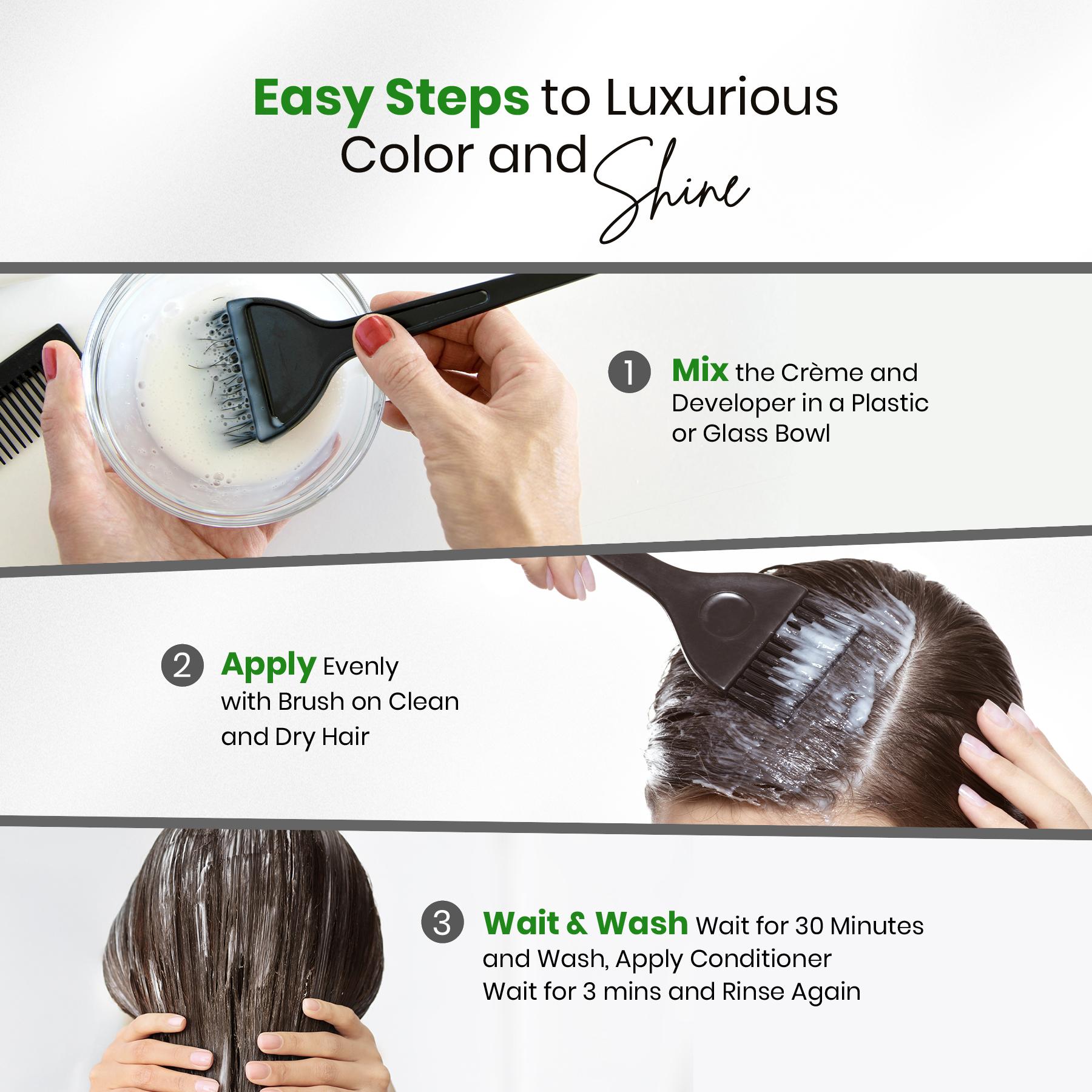 Naturemate Creme Hair Colour For Women Men 30ML Each (PACK 10)| 100% Grey Cover image 3