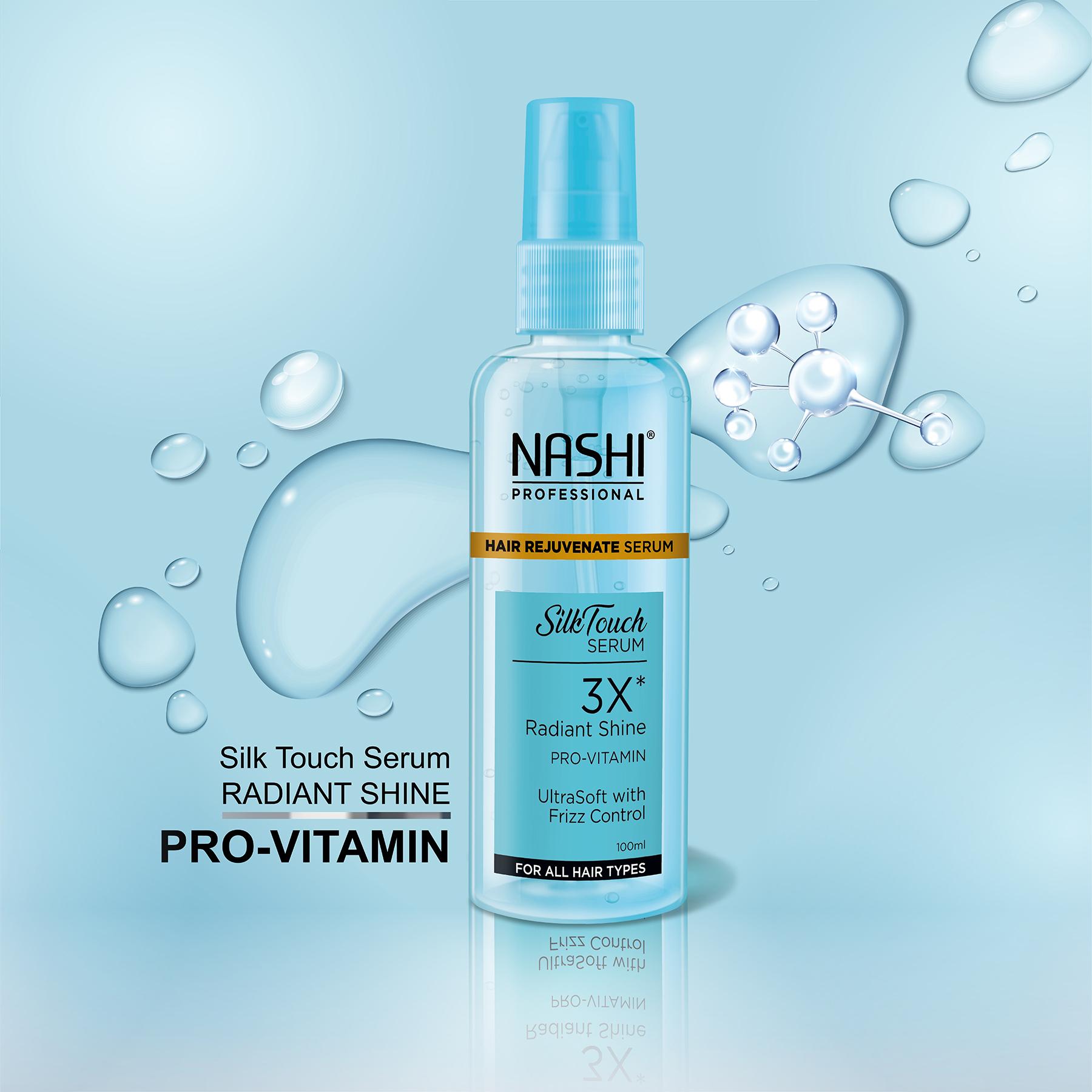 Nashi Eversilk Pro Vitamin Hair Serum For Women & Men, Hydrating, Shine, Frizz Control, Detangling & Promotes Healthy Hair Growth (100ML) image 3