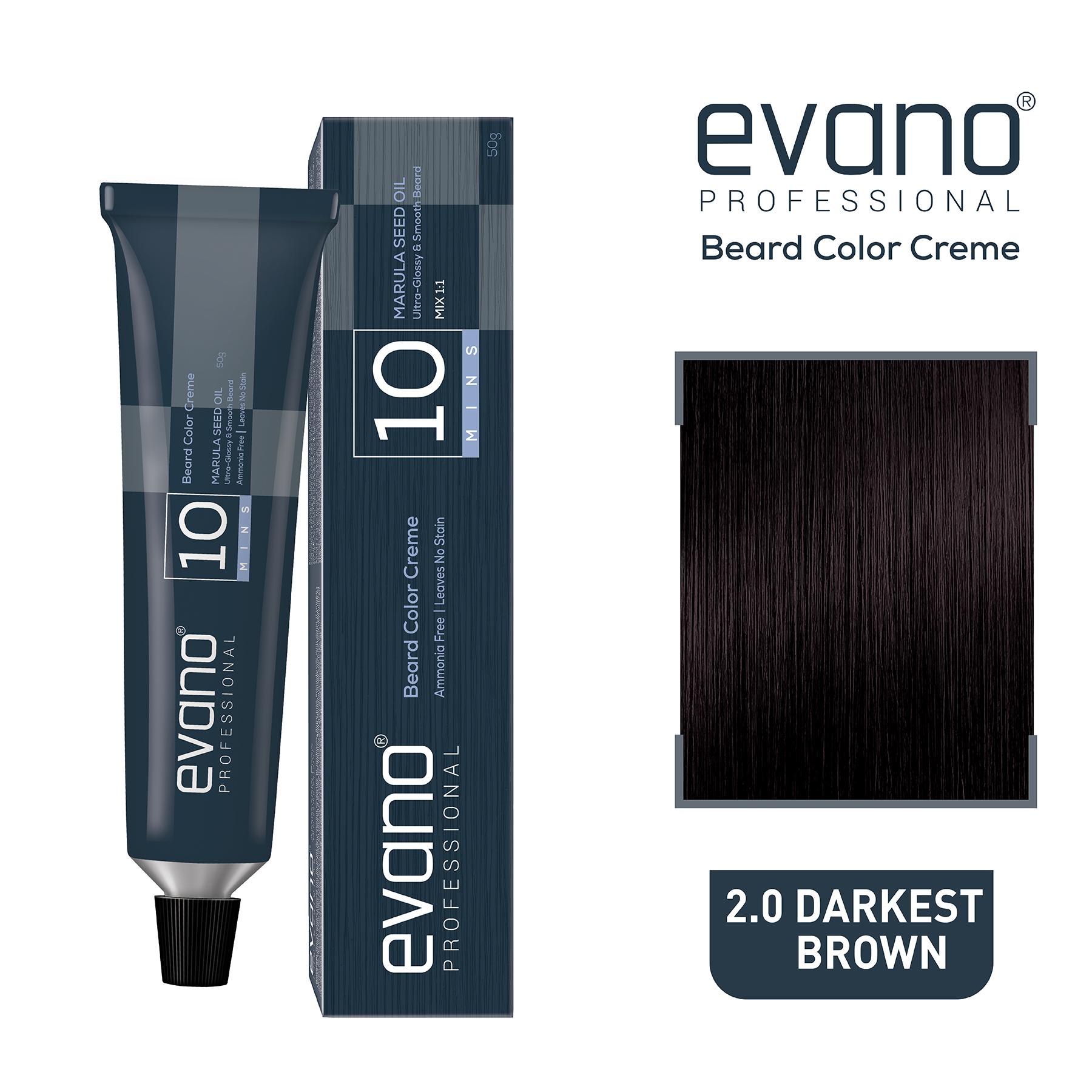 Professional Beard Color For Men Darkest Brown 50G | Non Drip, Stain Free, Cover In 10 Minutes image 3