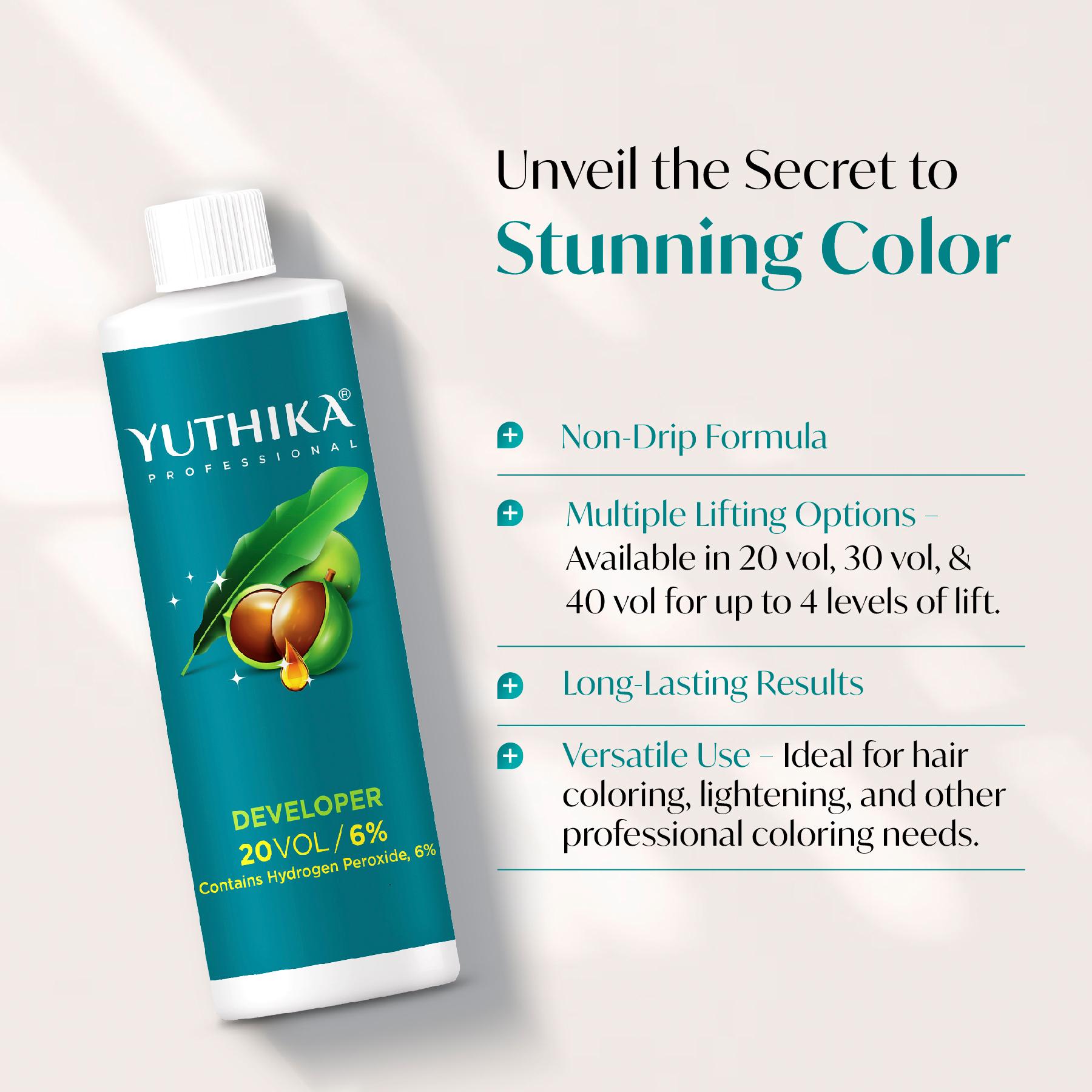 Yuthika Professional Hair Developer 20 Volume (6%), 150 Ml image 4