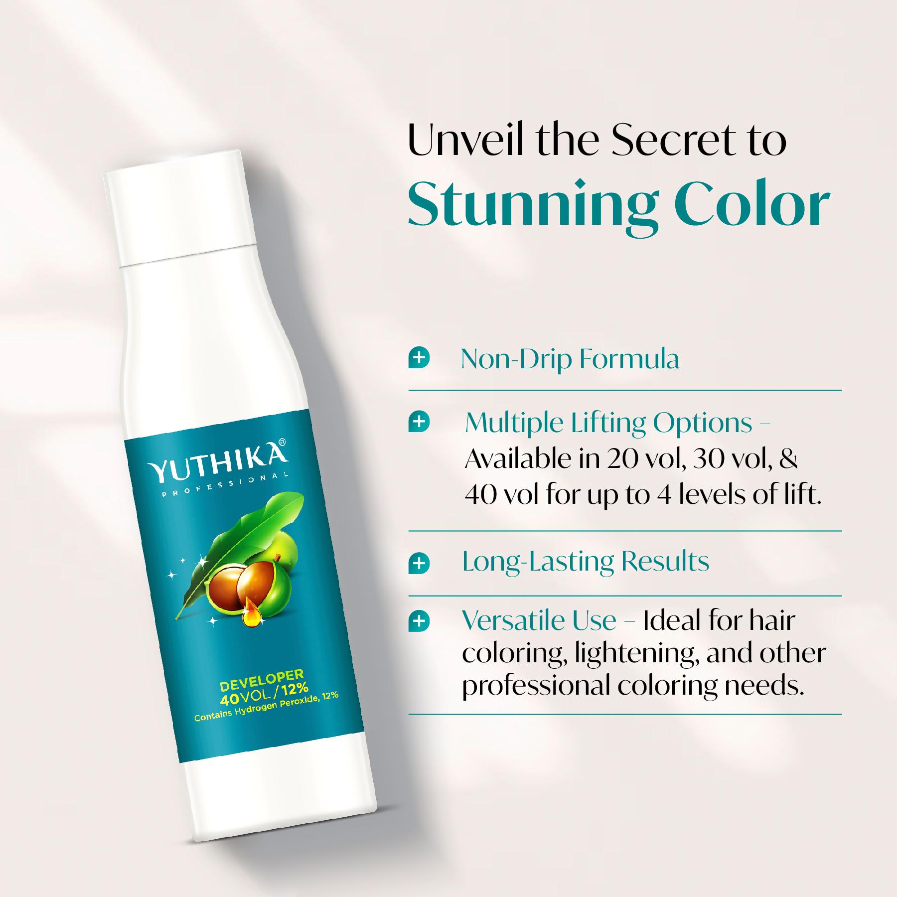 Yuthika Professional Hair Developer 40 Volume (12%), 500 Ml image 4