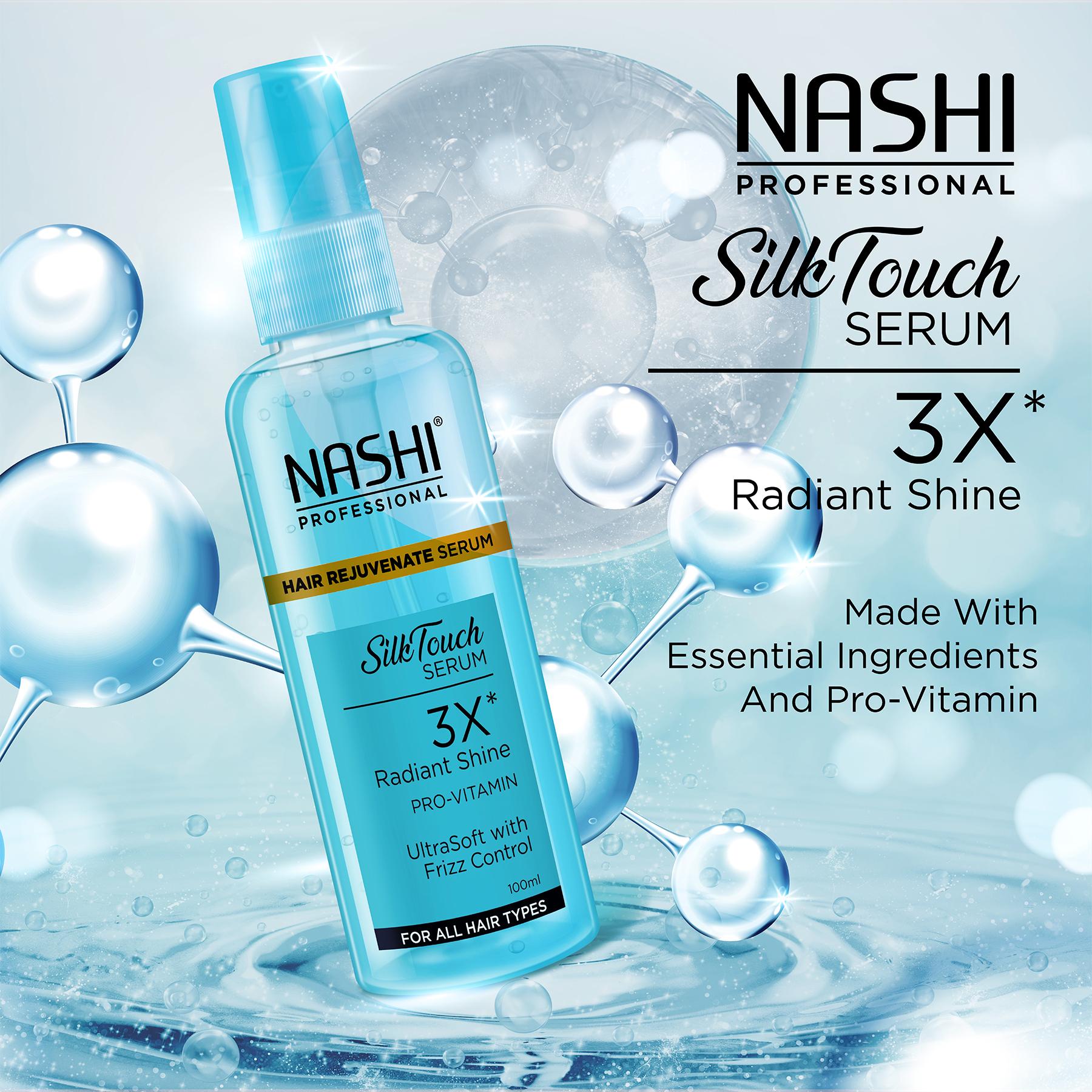Nashi Eversilk Pro Vitamin Hair Serum For Women & Men, Hydrating, Shine, Frizz Control, Detangling & Promotes Healthy Hair Growth (100ML) image 4