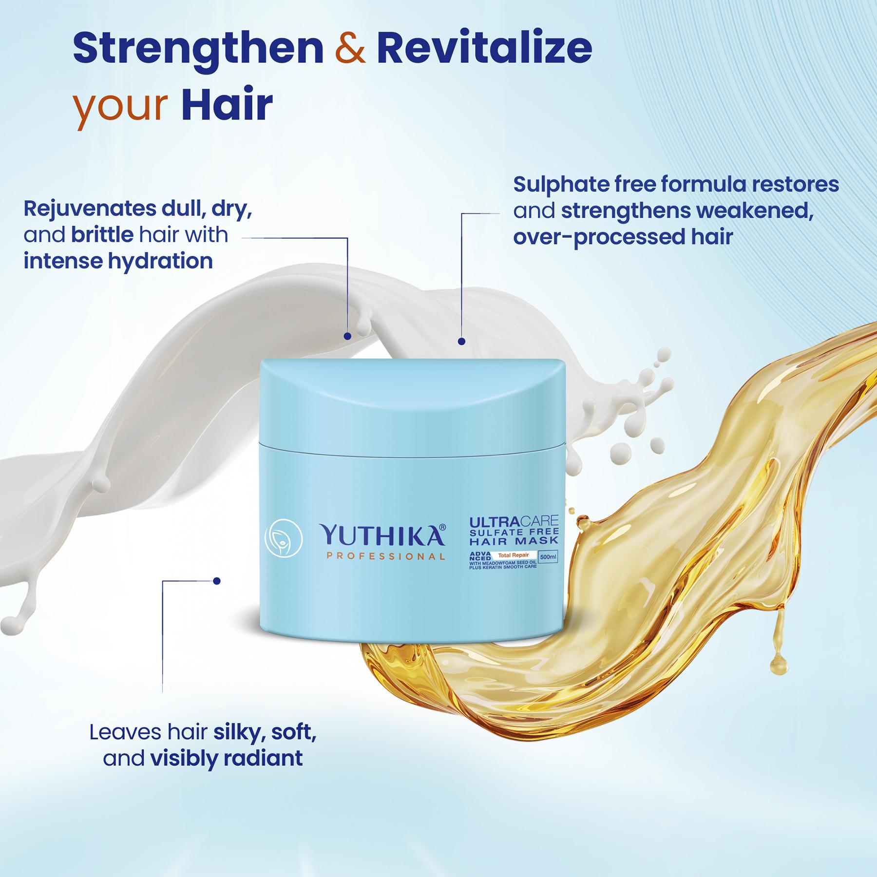 Yuthika Ultracare Hair Mask Sulphate Free 500ML image 4