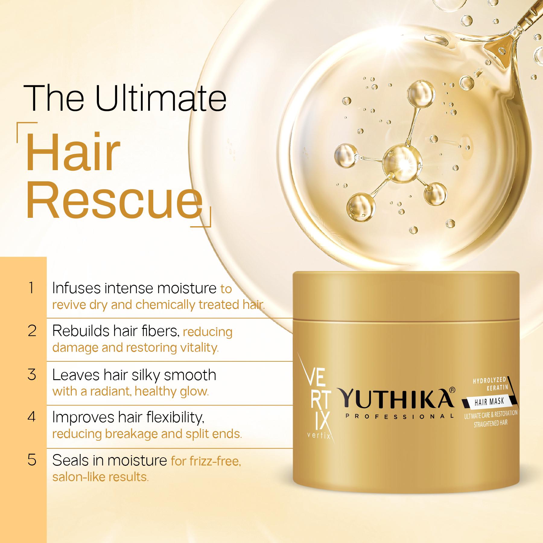 Yuthika Vertix Keratin Hair Mask 500ML image 4