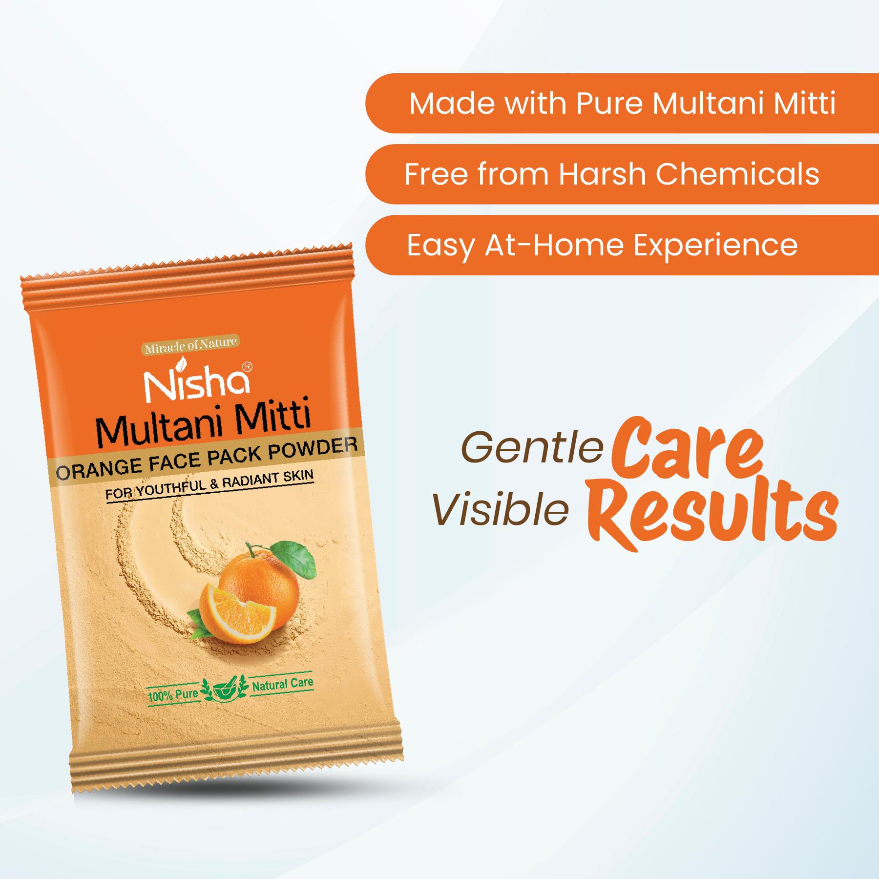 Multani Mitti Powder For Face Pack Pouch Pack Of 10 | Natural Oil Control, Acne & Tan Removal image 4