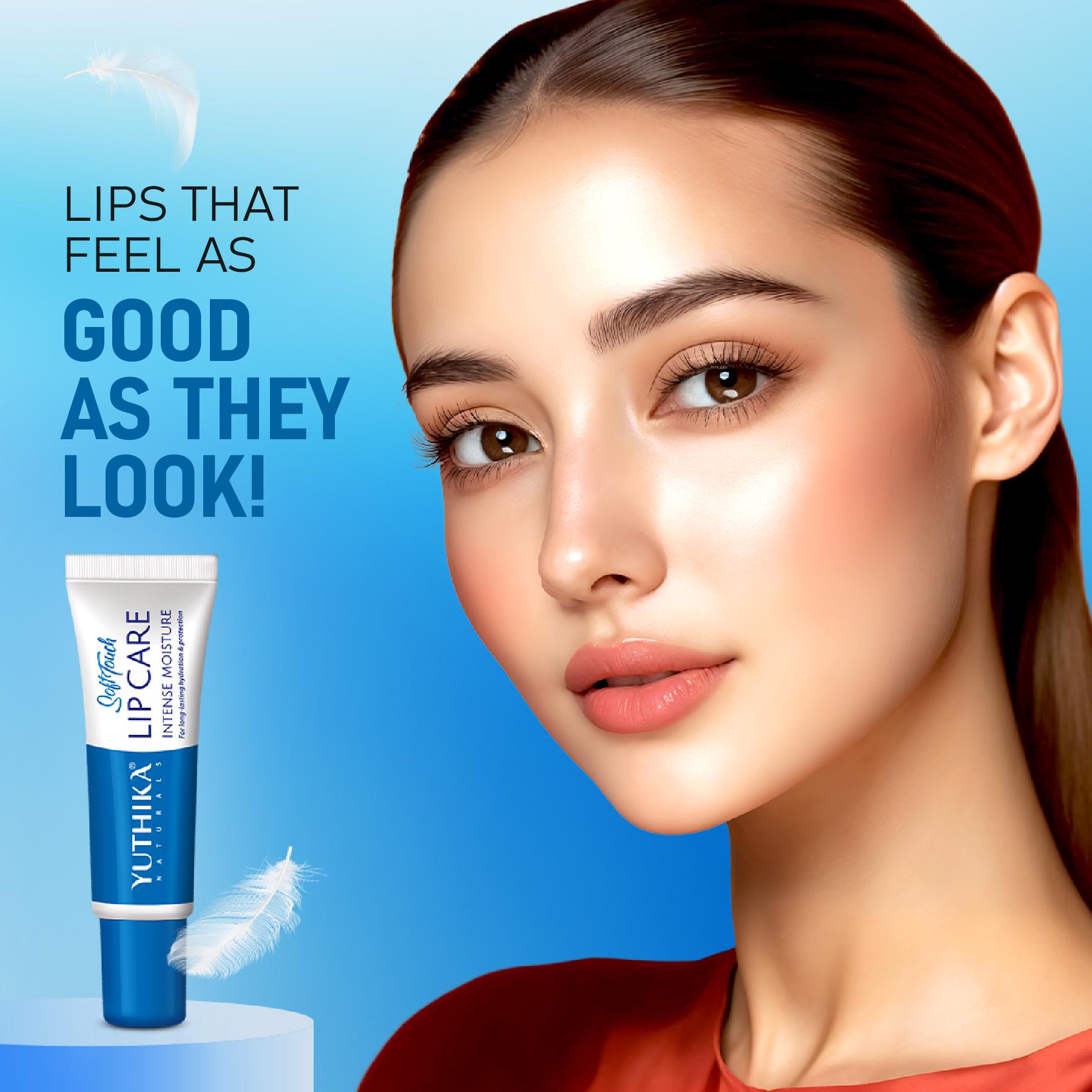 Yuthika Naturals Soft Touch Lip Balm For Soft And Naturally Pink Lips, Moisturizes & Hydrates Dry Lips, Lip Care, Clear, 10 Gram (PACK Of 12) With Jar image 5