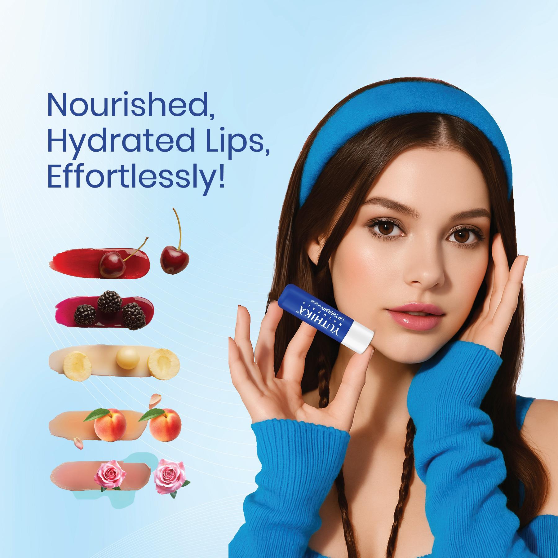 Yuthika Moisturizing Lip Balm – Original 4.8G | Repairs Dry, Damaged Lips With Natural Oils | Hydrated & Smooth Lips | Glossy Finish image 5