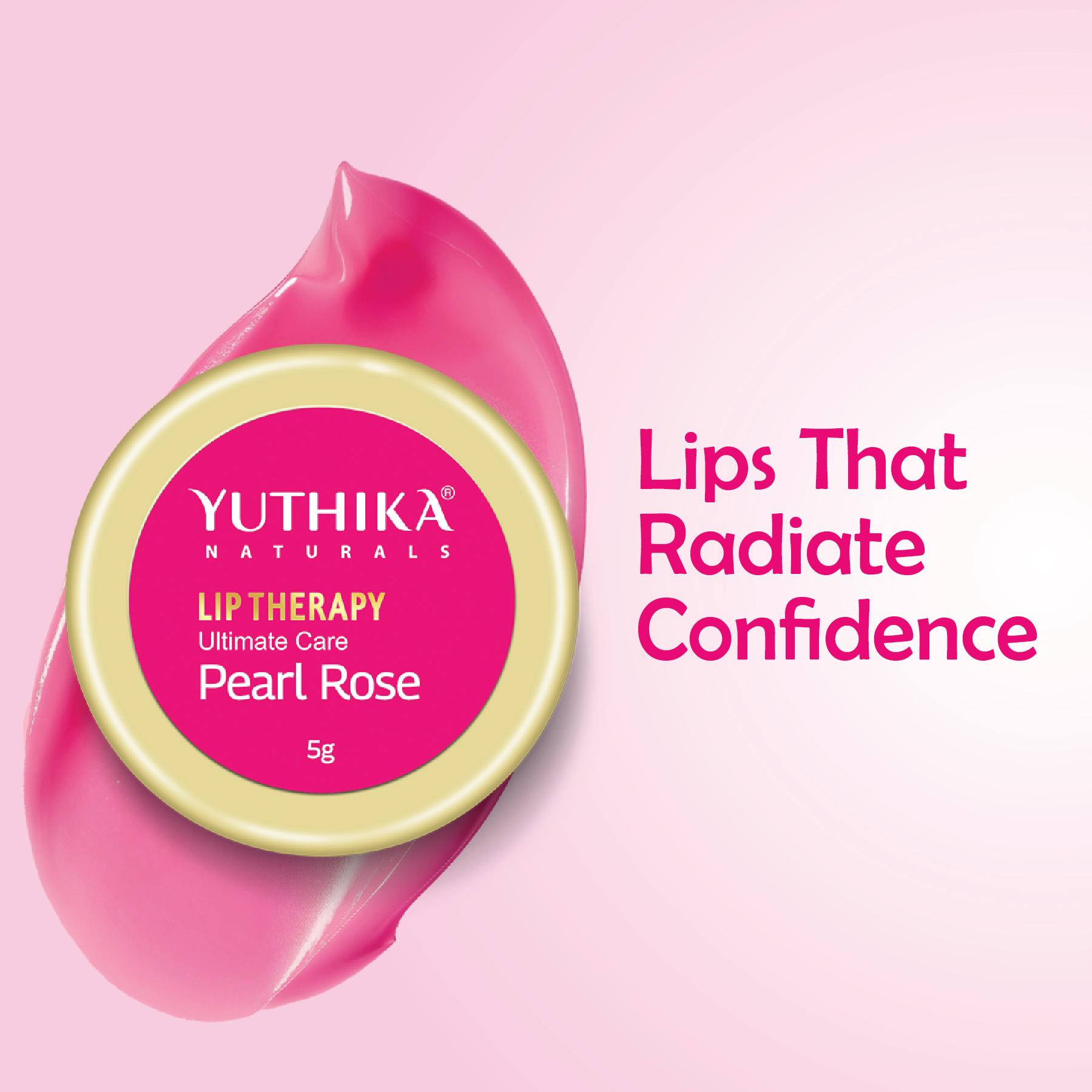 Yuthika Moisturizing Lip Balm – Pearl Rose 5G | Repairs Dry, Damaged Lips With Natural Oils | Hydrated & Smooth Lips | Jar Pack image 5