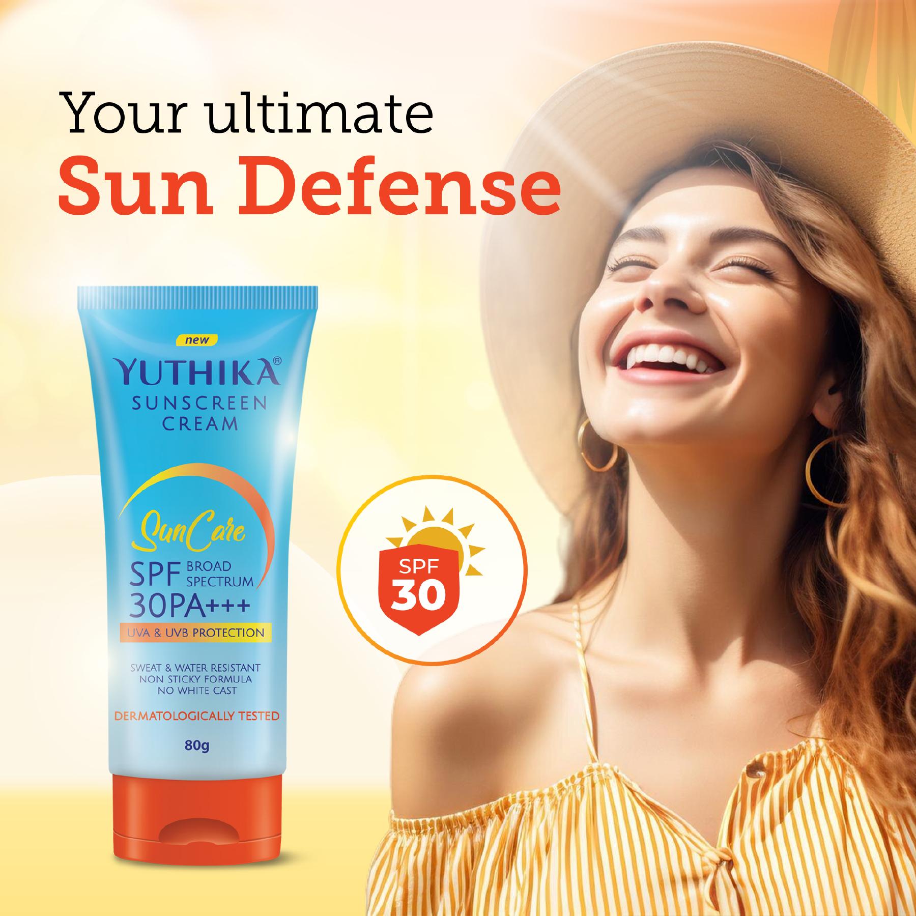 Yuthika Sunscreen Lotion Spf 30 Pa+++ 80G | High Protection, Non-greasy Formula, Uva & Uvb Protection For All Skin Types image 5