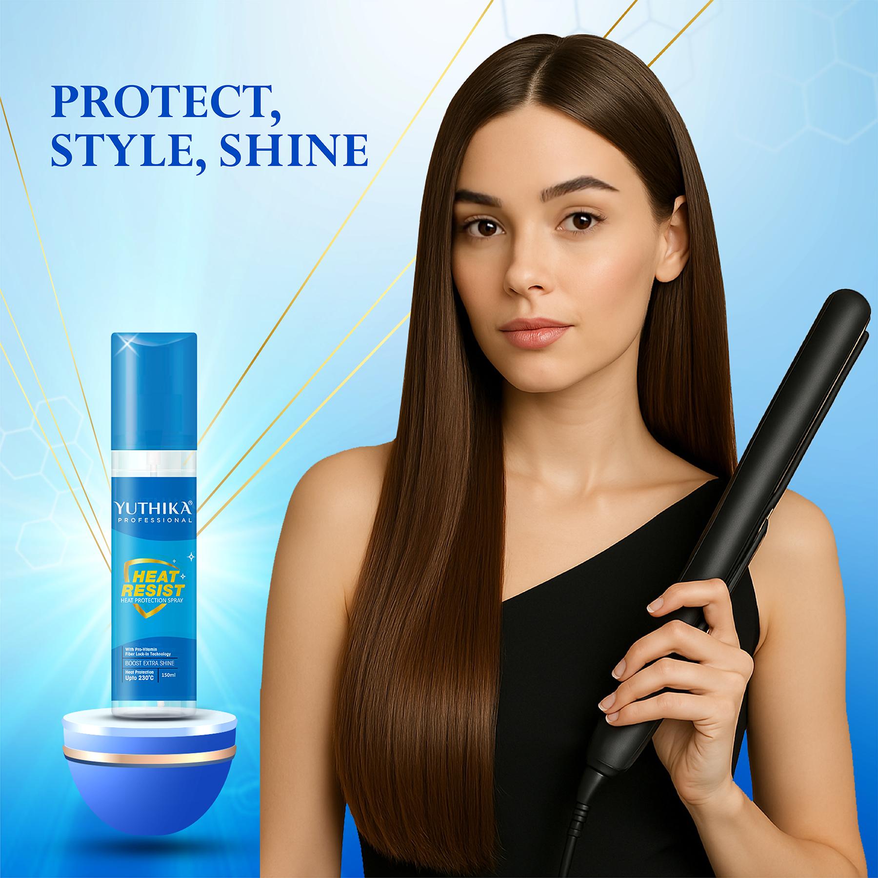 Professional Heat Protection Spray 150ML With Pro Vitamin| Boost Hair Shine|upto 230°C image 5