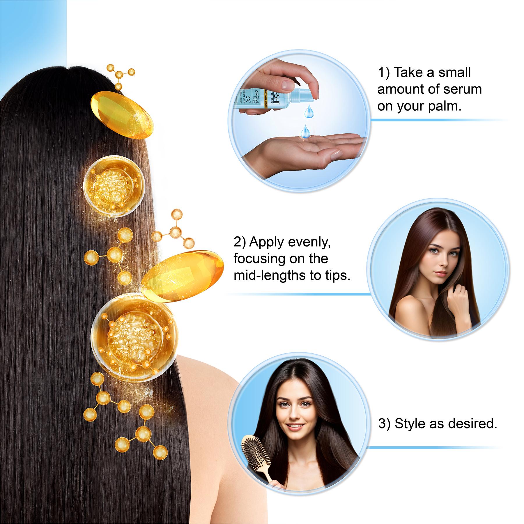 Nashi Eversilk Pro Vitamin Hair Serum For Women & Men, Hydrating, Shine, Frizz Control, Detangling & Promotes Healthy Hair Growth (100ML) image 5