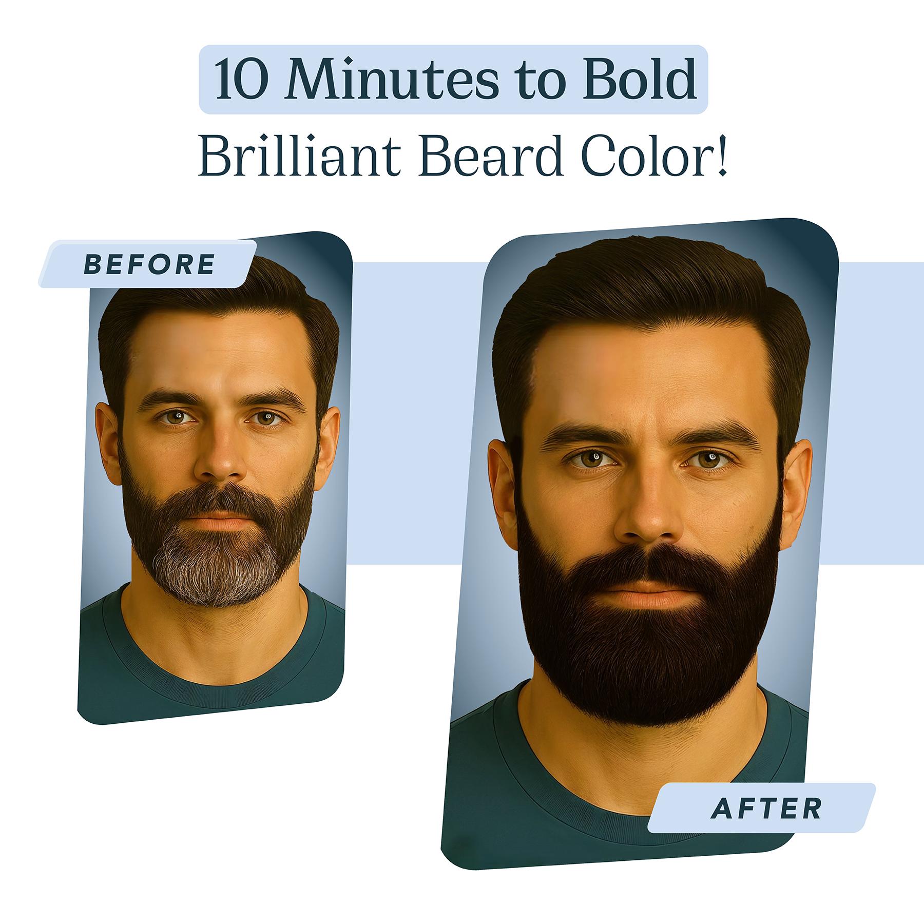 Professional Beard Color For Men Darkest Brown 50G | Non Drip, Stain Free, Cover In 10 Minutes image 5