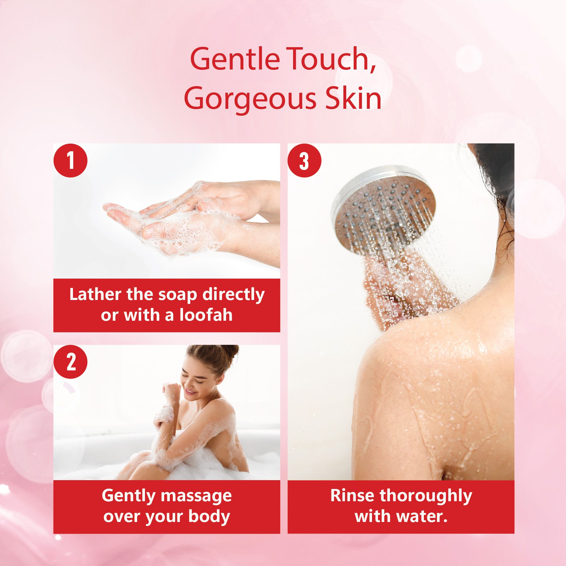 Nisha Strawberry Body Cleansing Soap Bar 125G – Paraben Free, Vegan, Gentle Cleanse For Soft & Supple Skin, Suitable For All Skin Types, Men & Women image 5