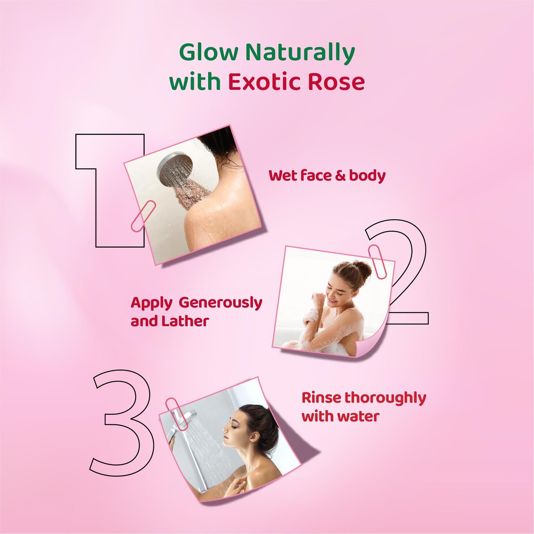 Nisha Luxury Soap Bar Exotic Rose 100G Pack Of 6 image 5