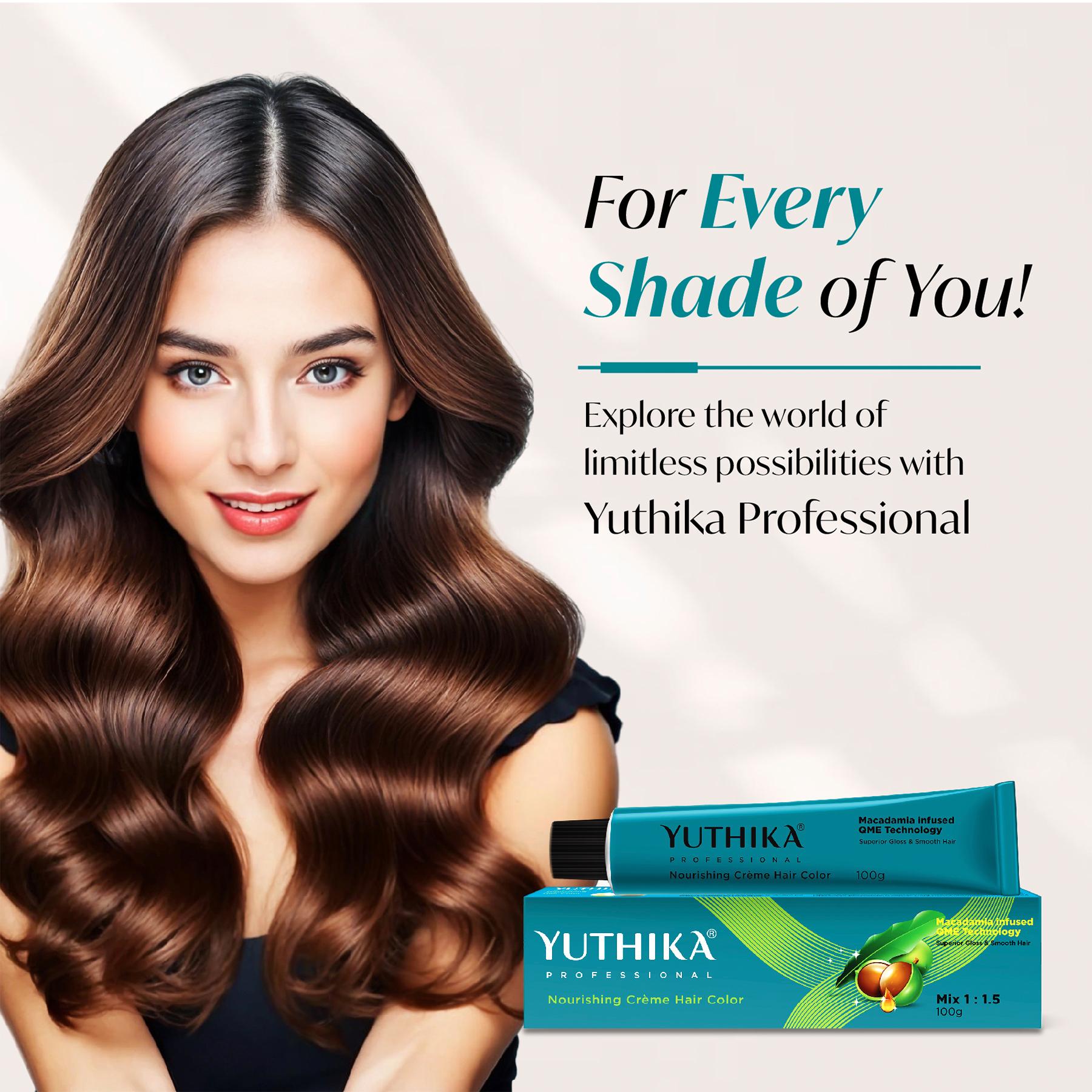 Yuthika Professional Creme Hair Color 100G Light Brown 5.0 image 6