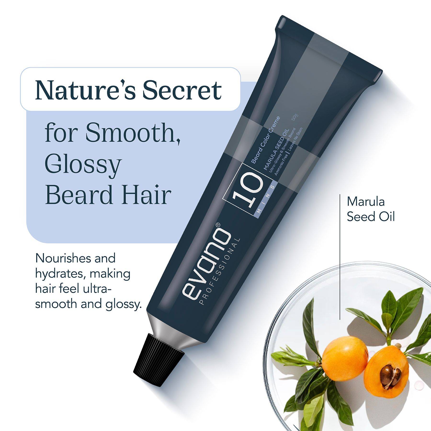 Professional Beard Color For Men Dark Brown 50G | Non Drip, Stain Free, Cover In 10 Minutes image 3