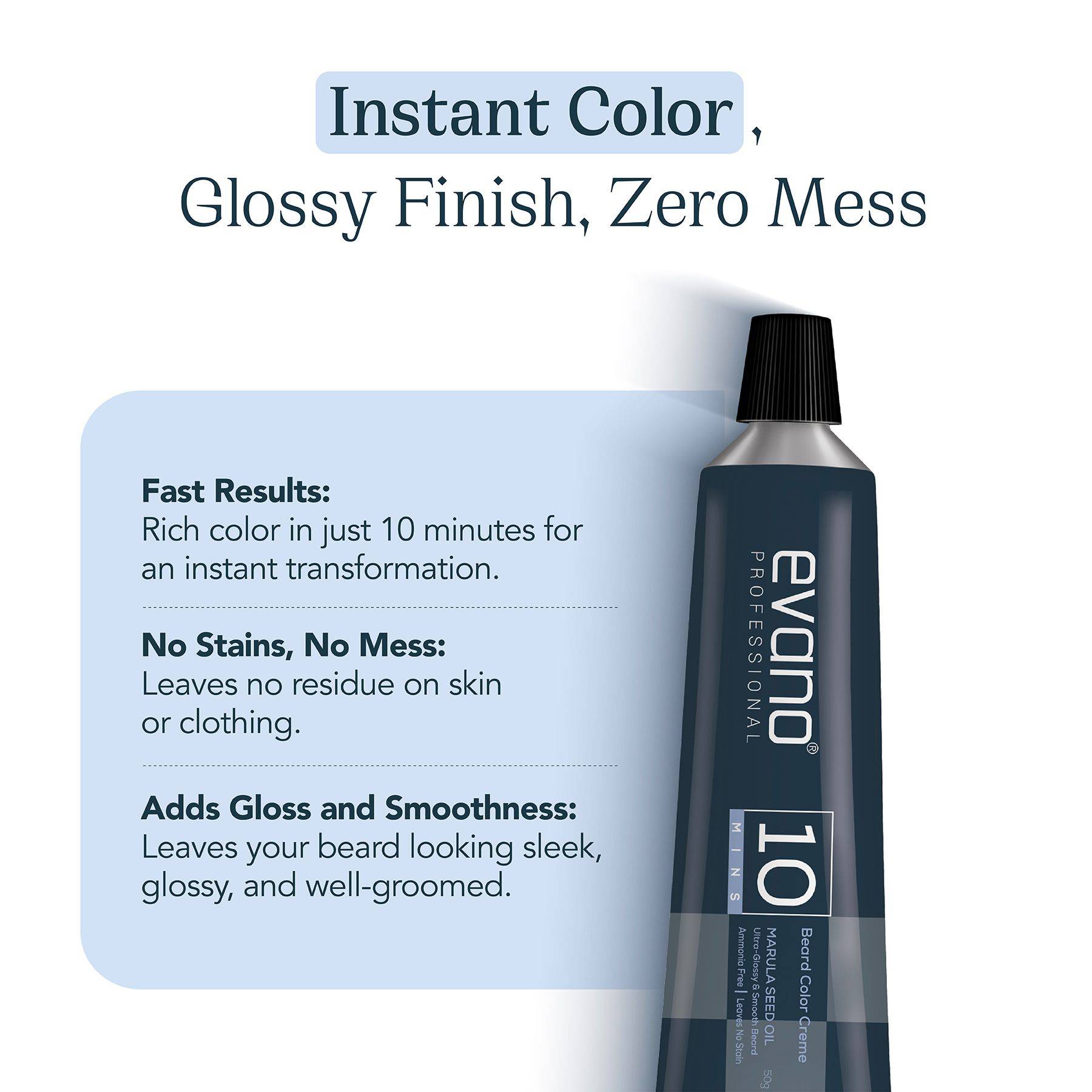 Professional Beard Color For Men Dark Brown 50G | Non Drip, Stain Free, Cover In 10 Minutes image 4
